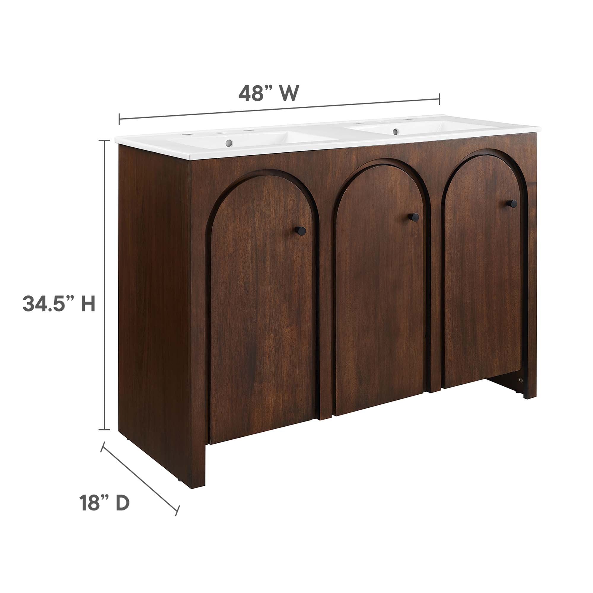Appia Bathroom Vanity Basin Included by Modway