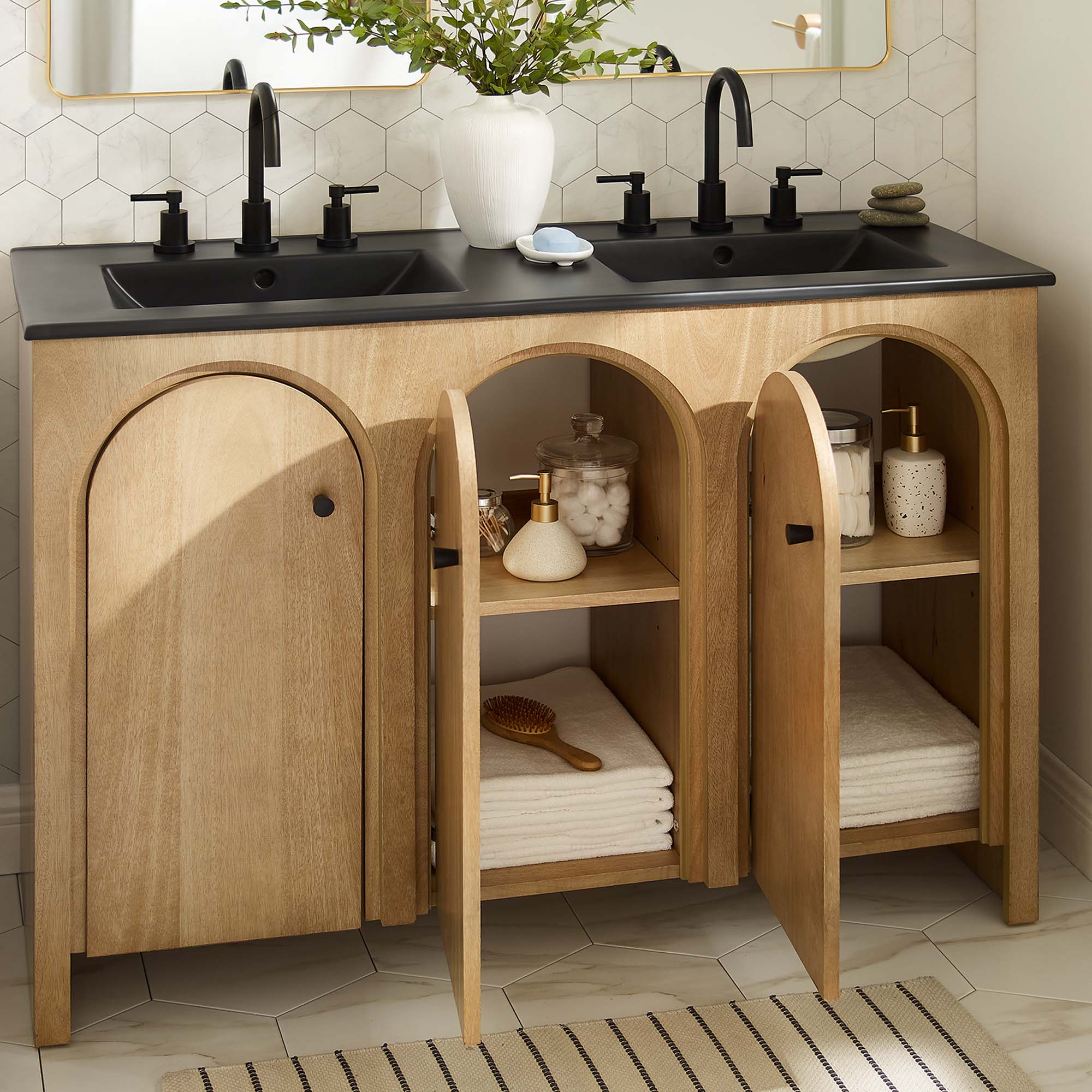 Appia Bathroom Vanity Basin Included by Modway