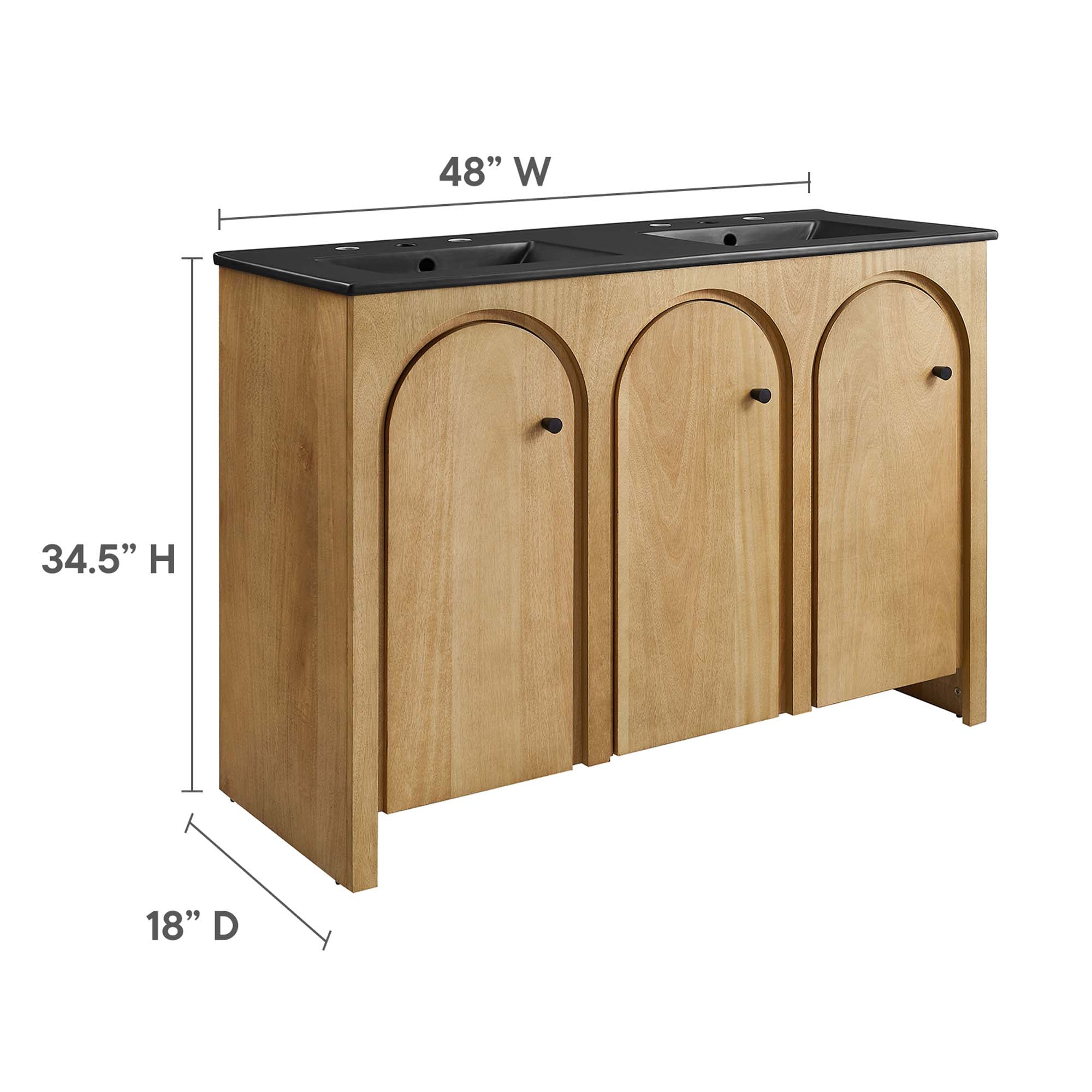Appia Bathroom Vanity Basin Included by Modway