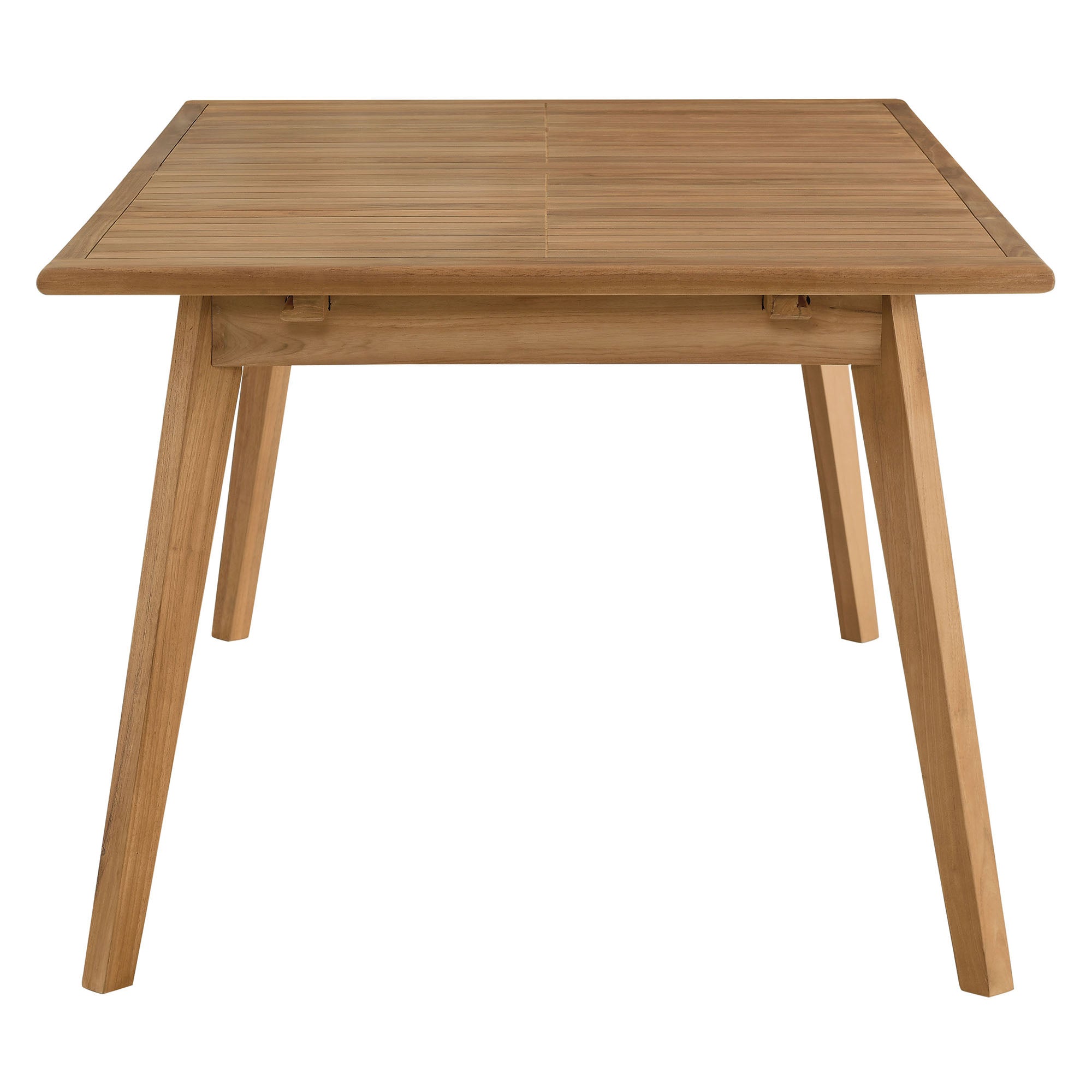 Vienna Outdoor Patio Teak Wood Extendable Dining Table by Modway