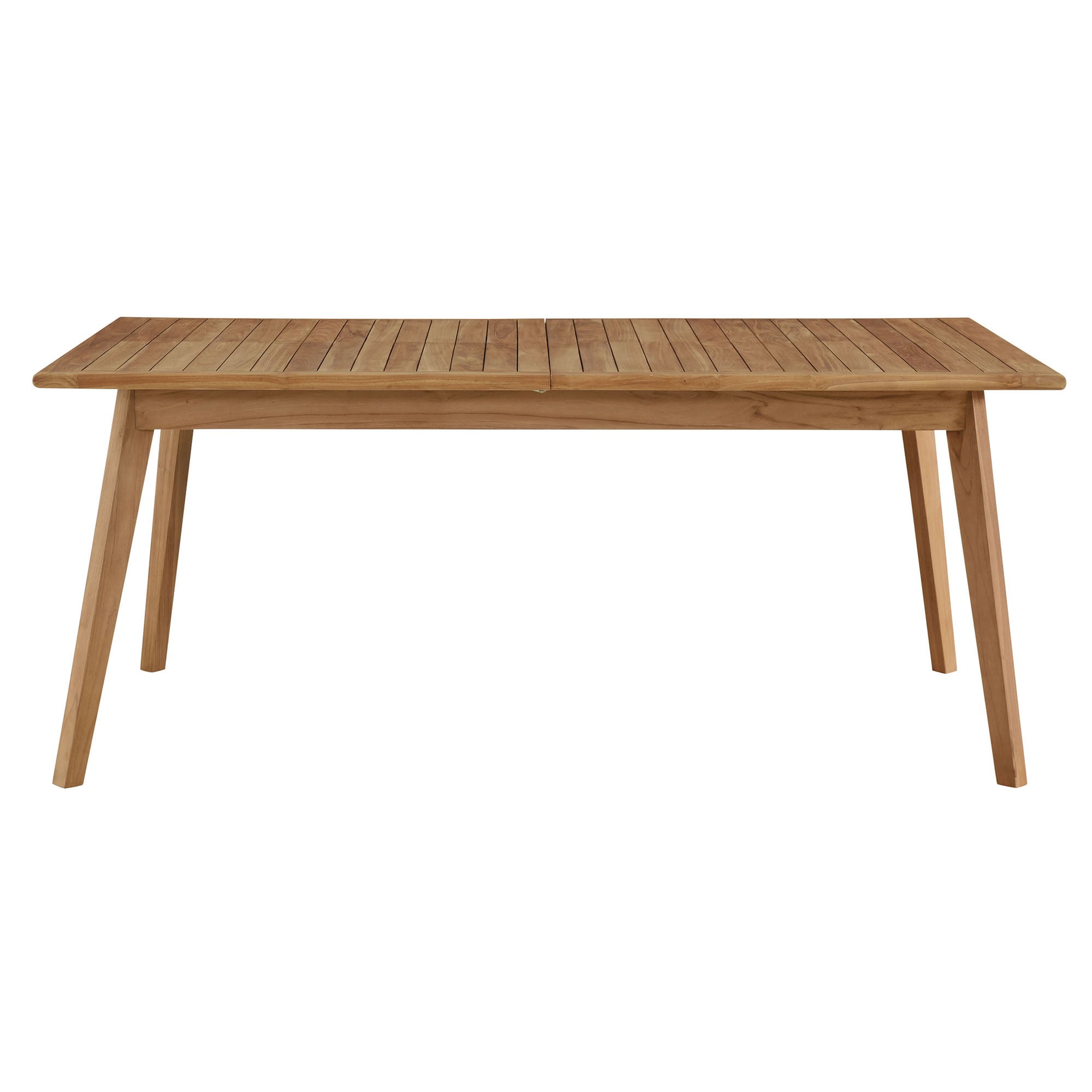Vienna Outdoor Patio Teak Wood Extendable Dining Table by Modway