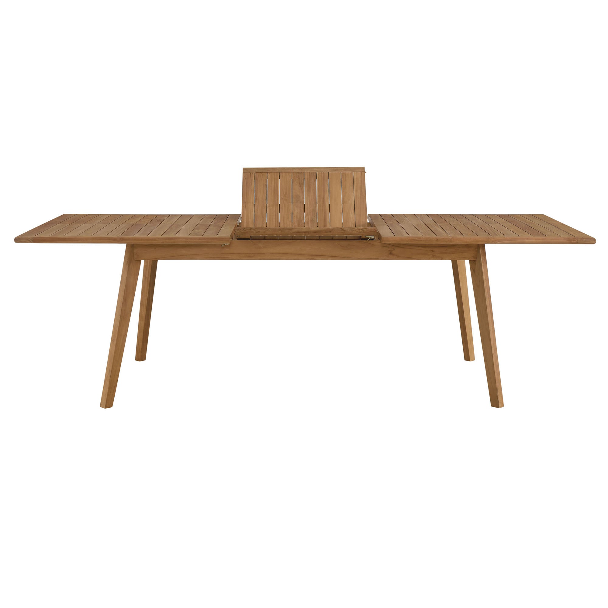 Vienna Outdoor Patio Teak Wood Extendable Dining Table by Modway