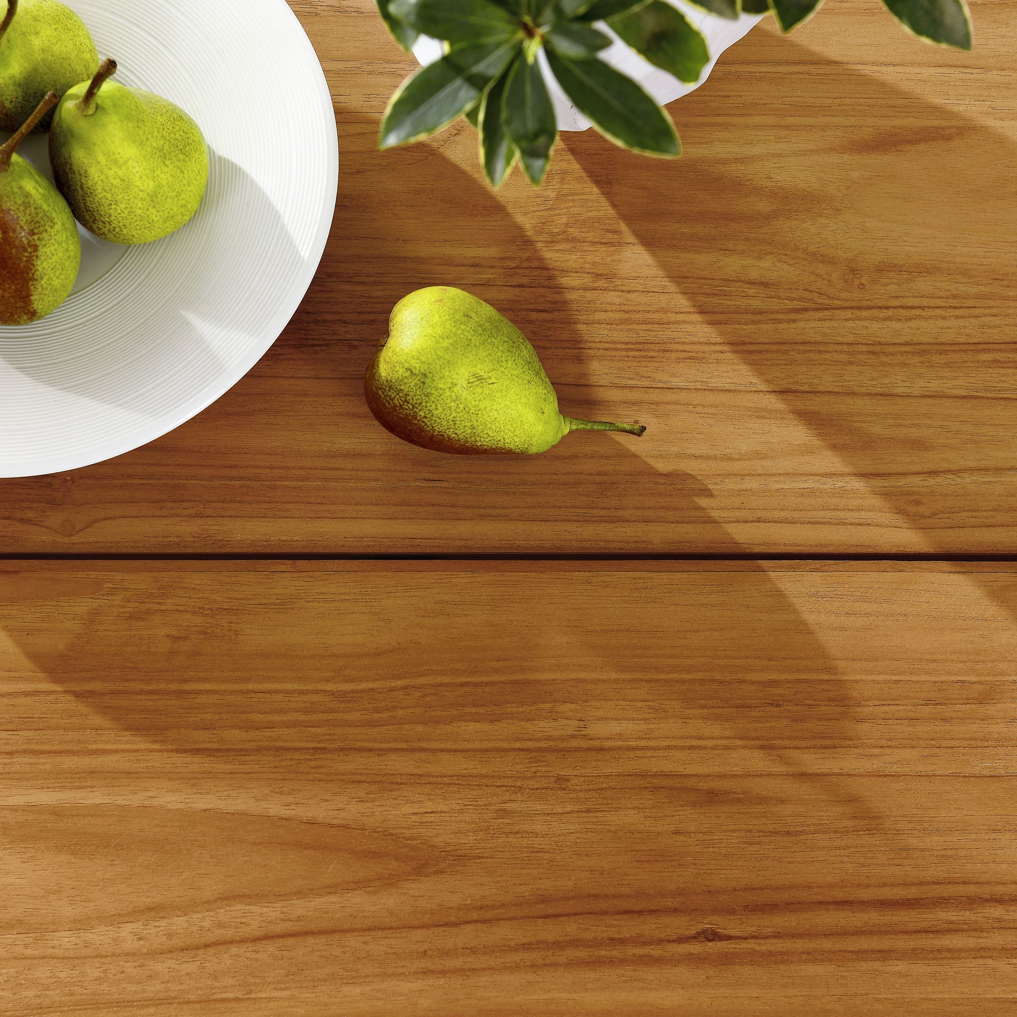 Vienna 46" Square Outdoor Patio Teak Wood Dining Table by Modway
