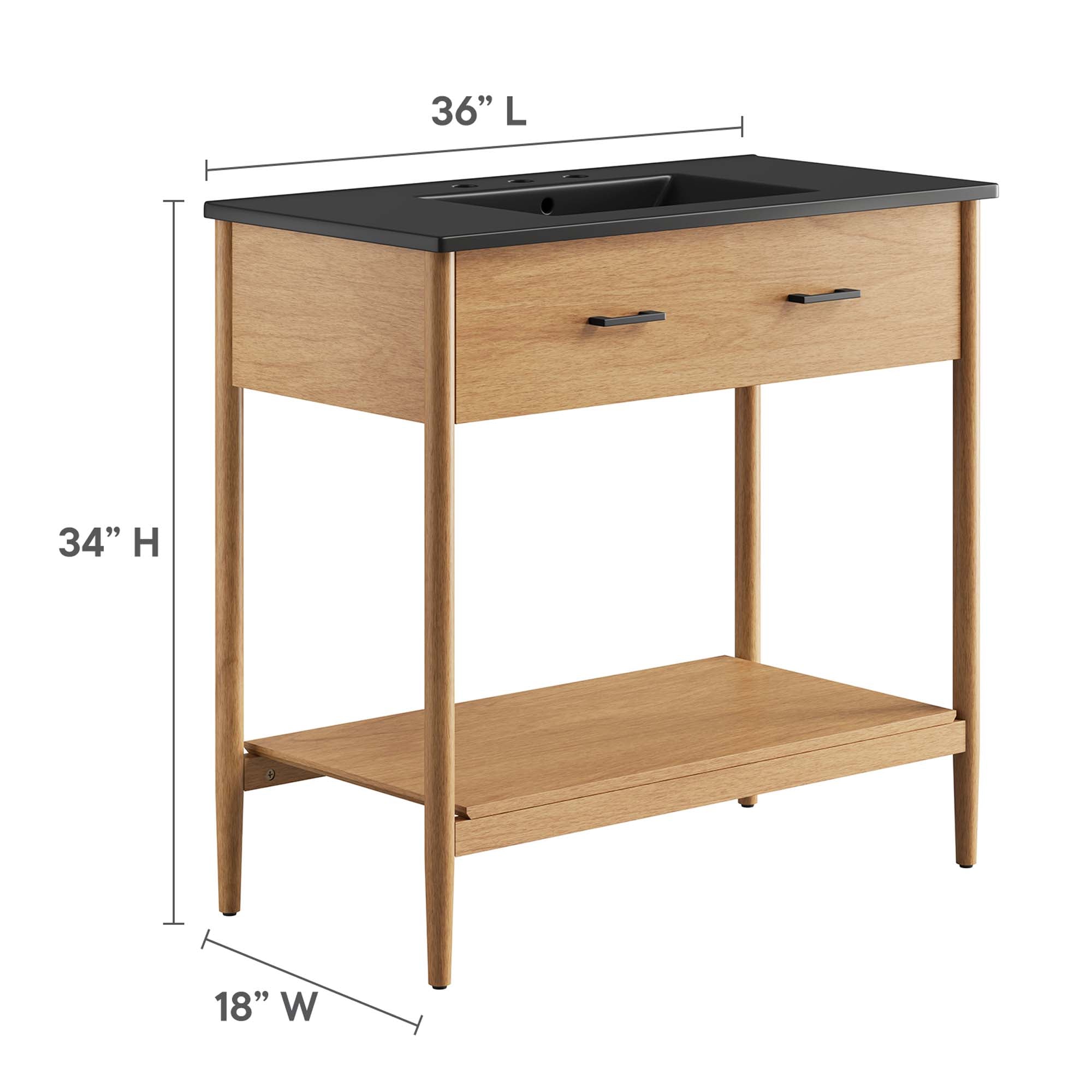 Zaire Bathroom Vanity Basin Included by Modway