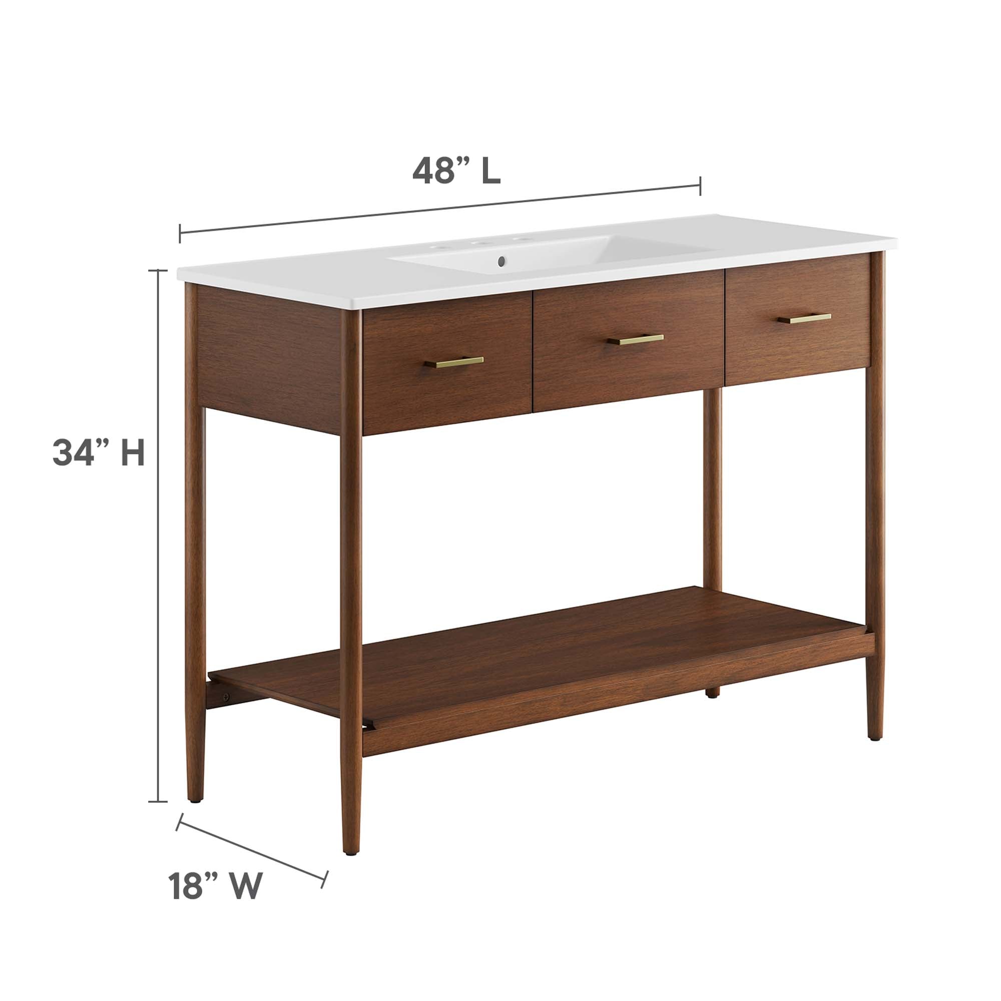 Zaire Bathroom Vanity Basin Included by Modway