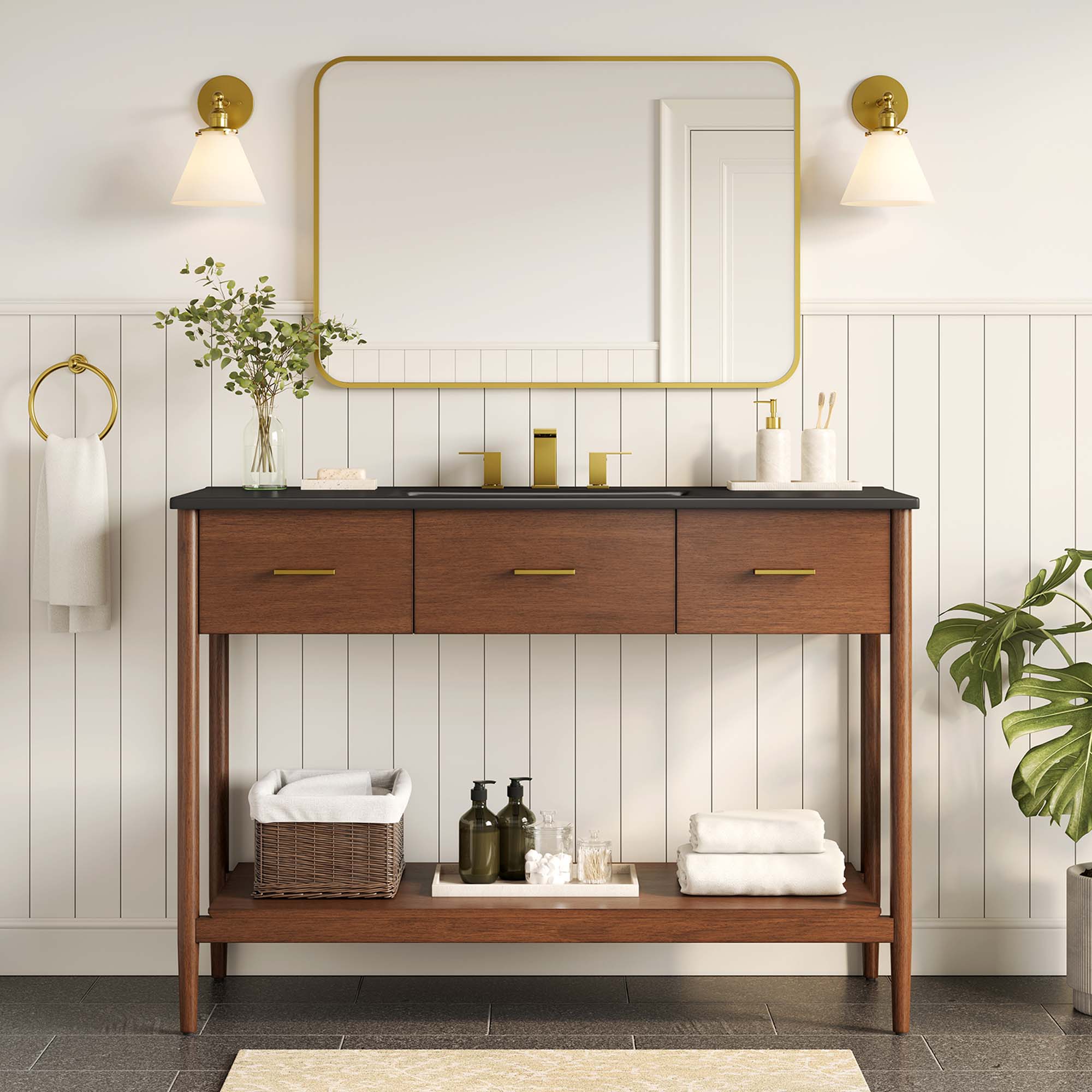 Zaire Bathroom Vanity Basin Included by Modway