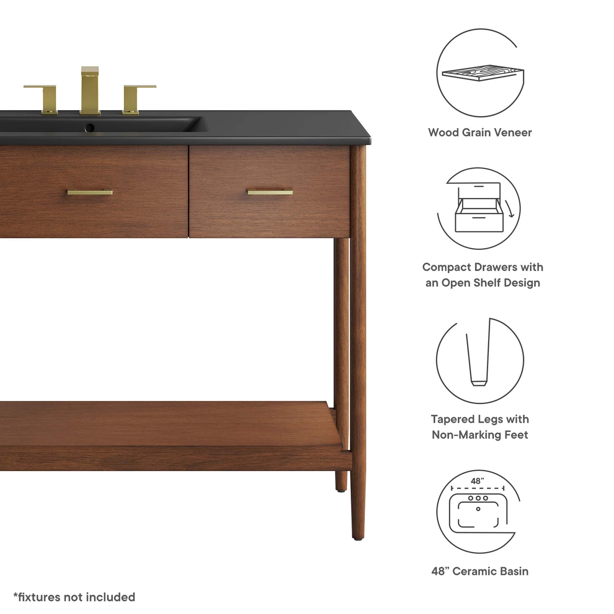 Zaire Bathroom Vanity Basin Included by Modway