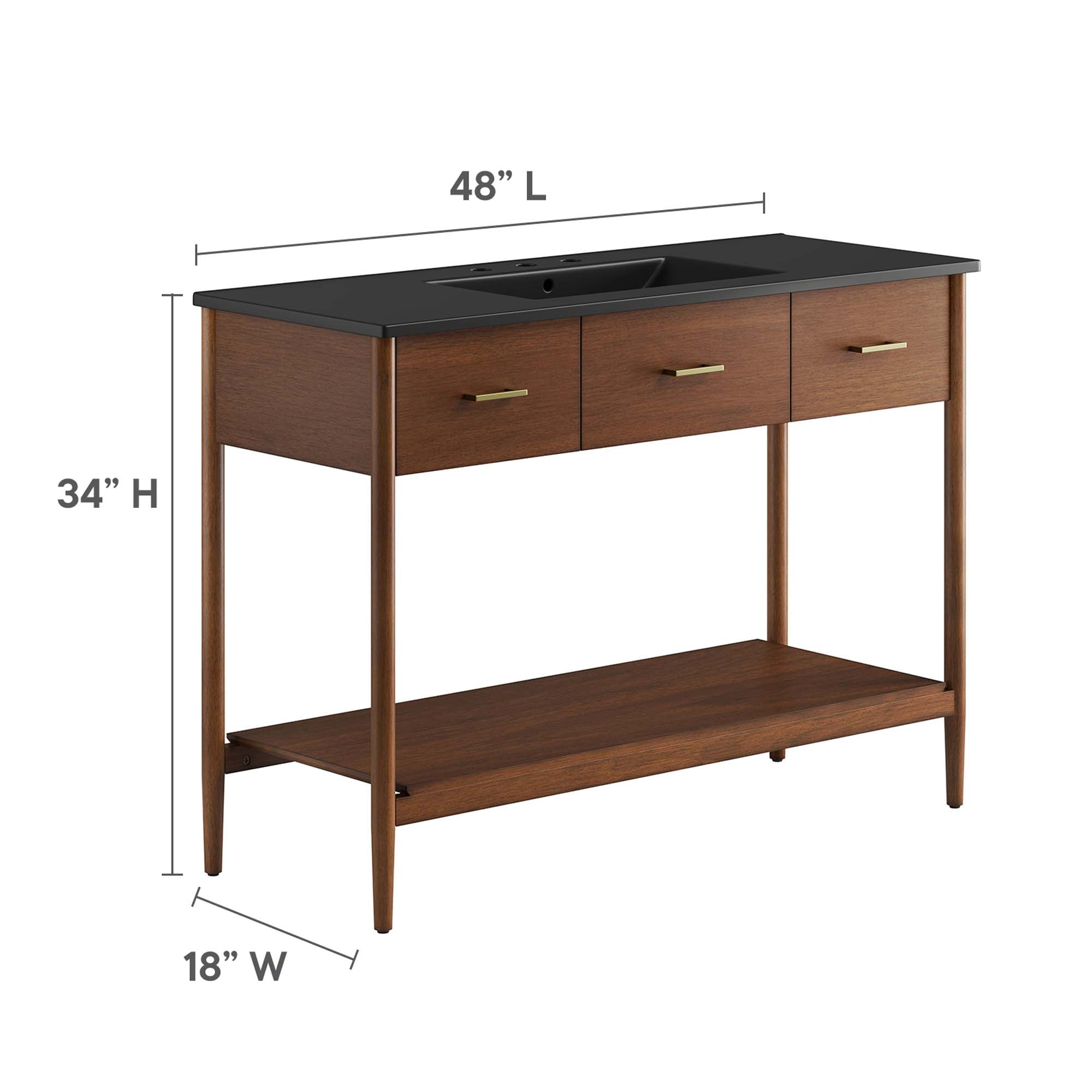 Zaire Bathroom Vanity Basin Included by Modway