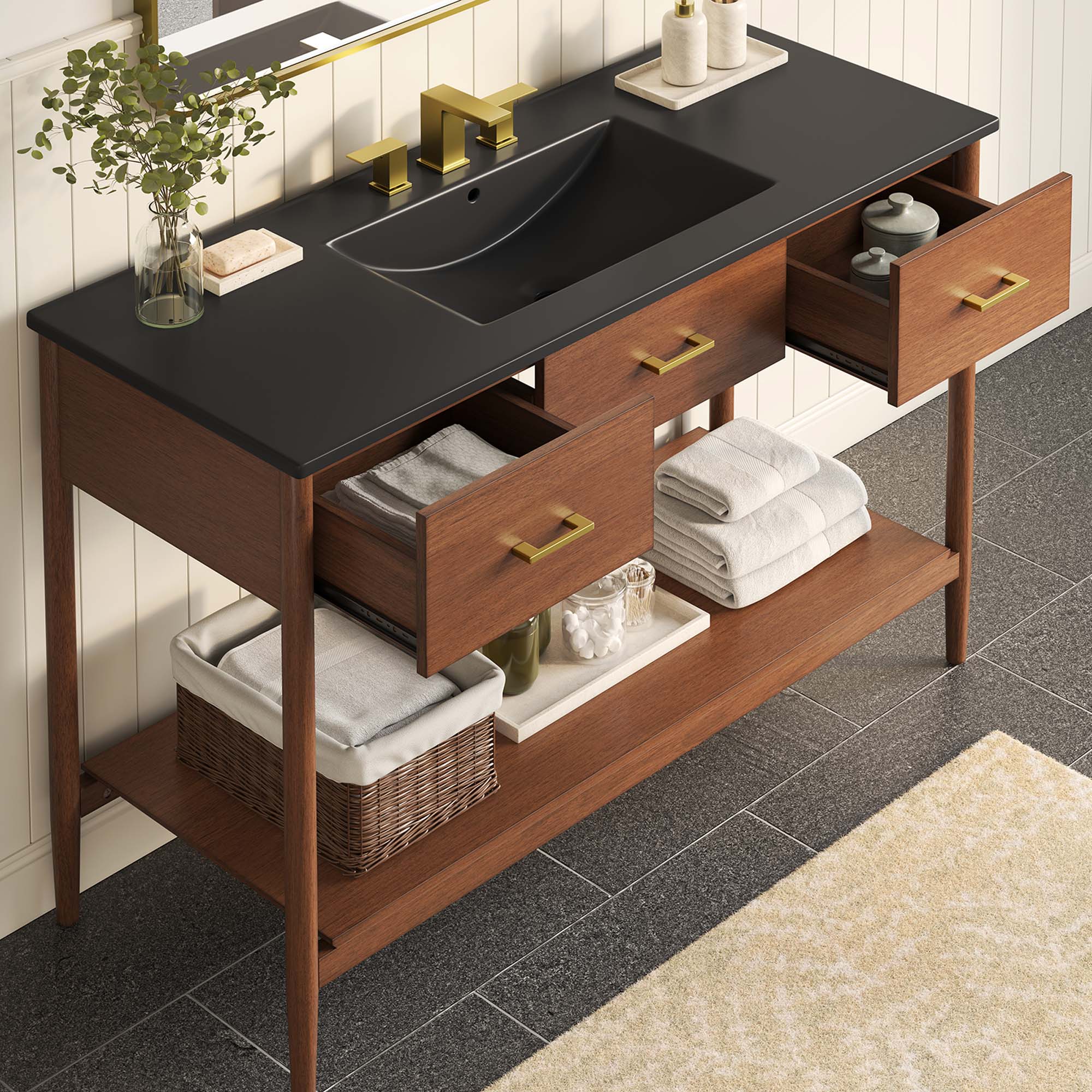 Zaire Bathroom Vanity Basin Included by Modway