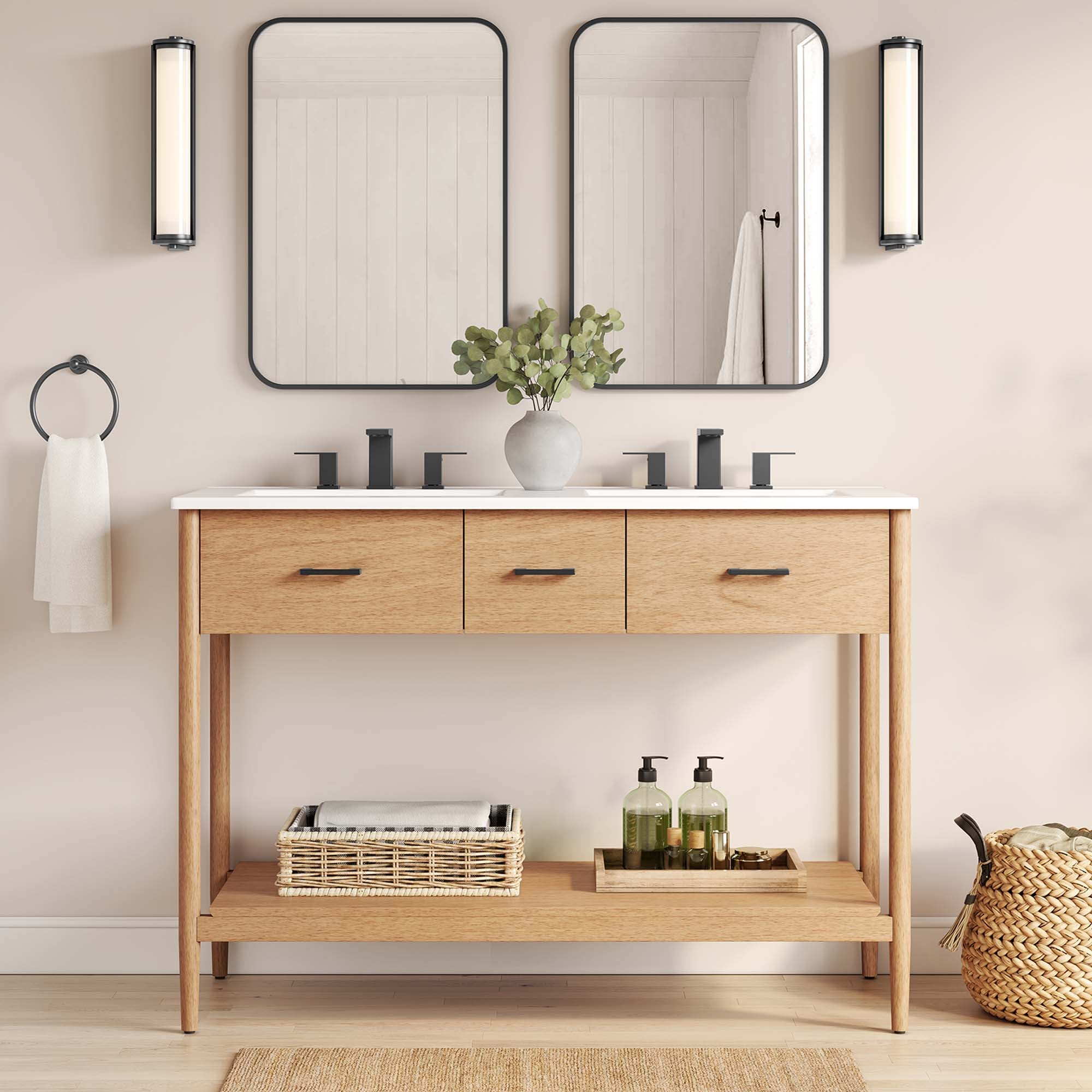 Zaire Bathroom Vanity Basin Included by Modway