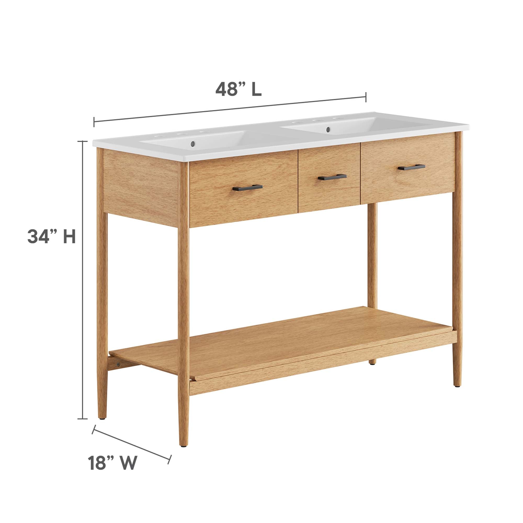 Zaire Bathroom Vanity Basin Included by Modway