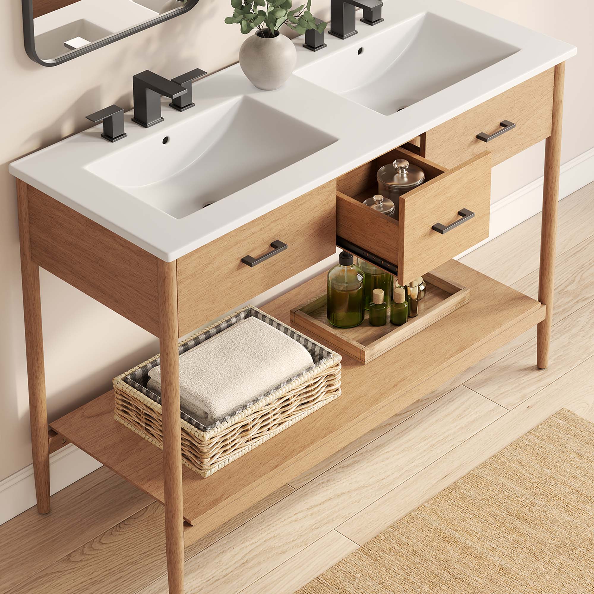 Zaire Bathroom Vanity Basin Included by Modway