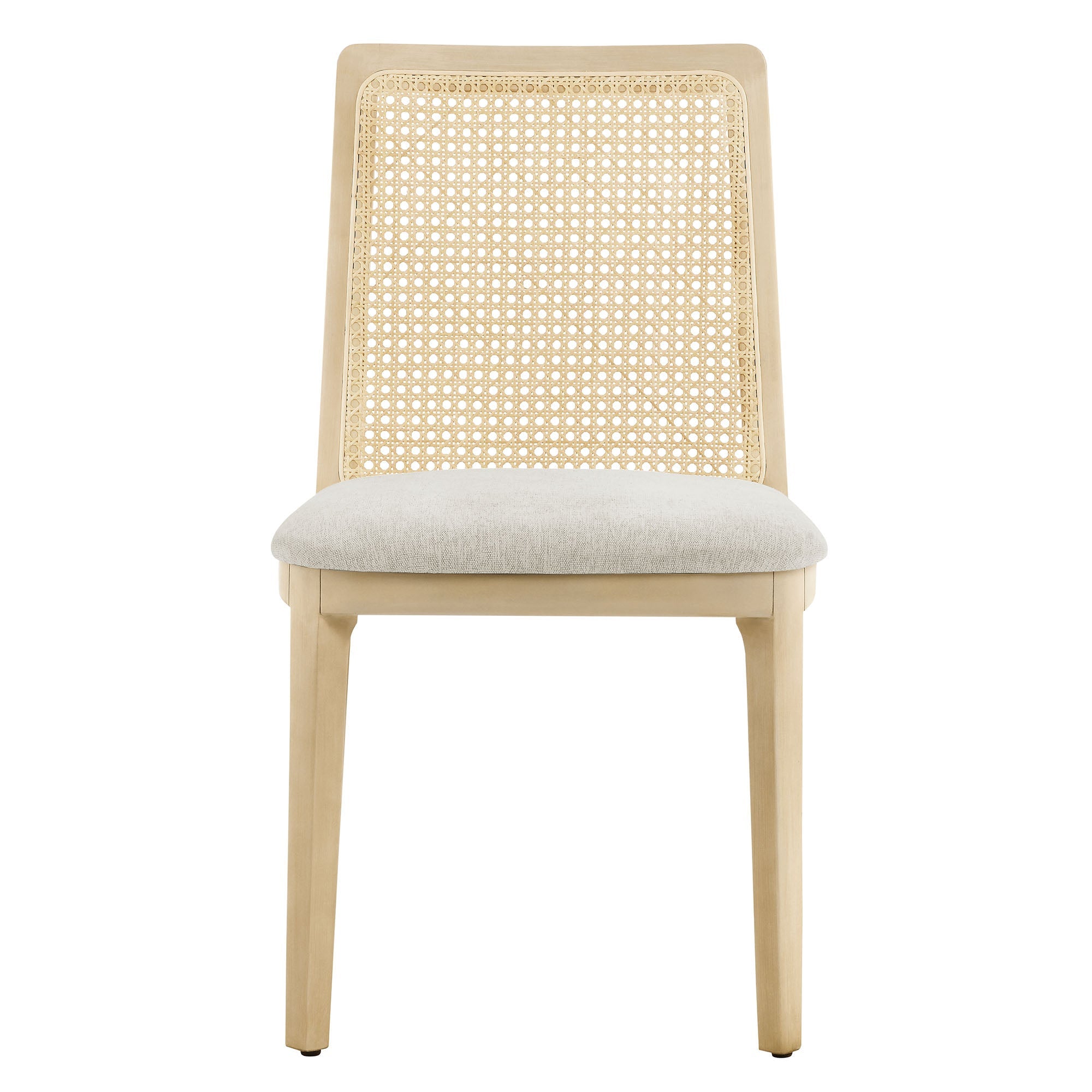 Monarch Beech Wood and Rattan Dining Side Chair by Modway