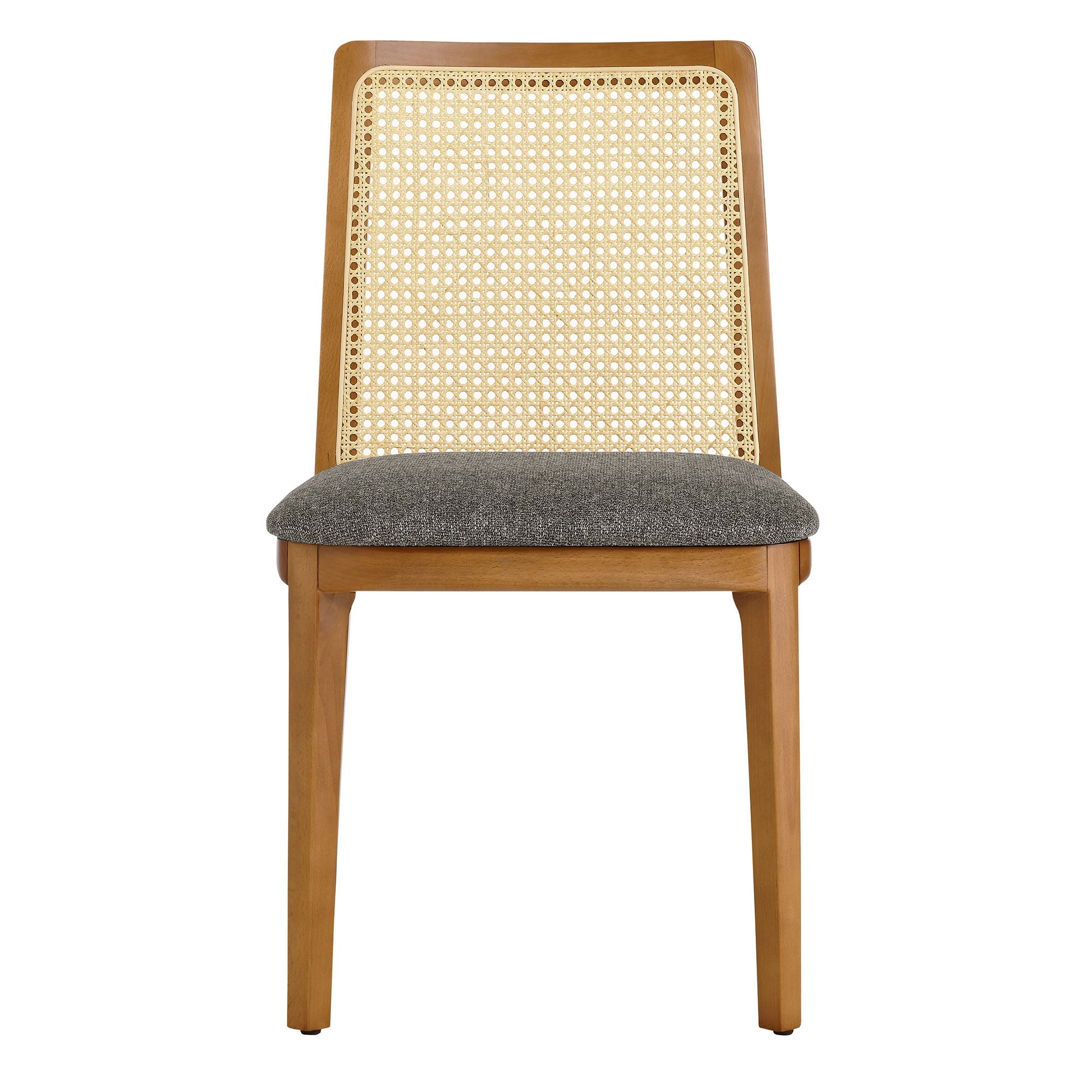 Monarch Beech Wood and Rattan Dining Side Chair by Modway
