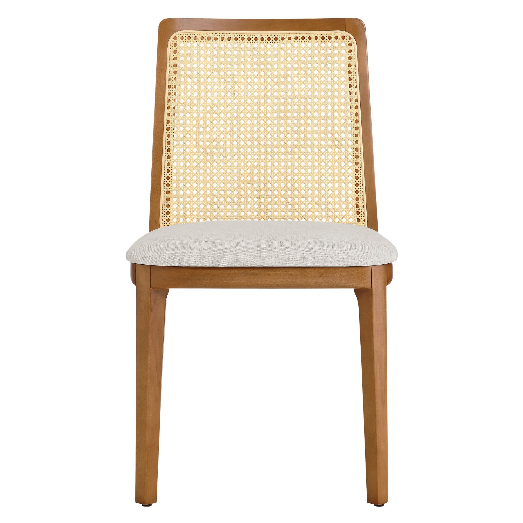 Monarch Beech Wood and Rattan Dining Side Chair by Modway