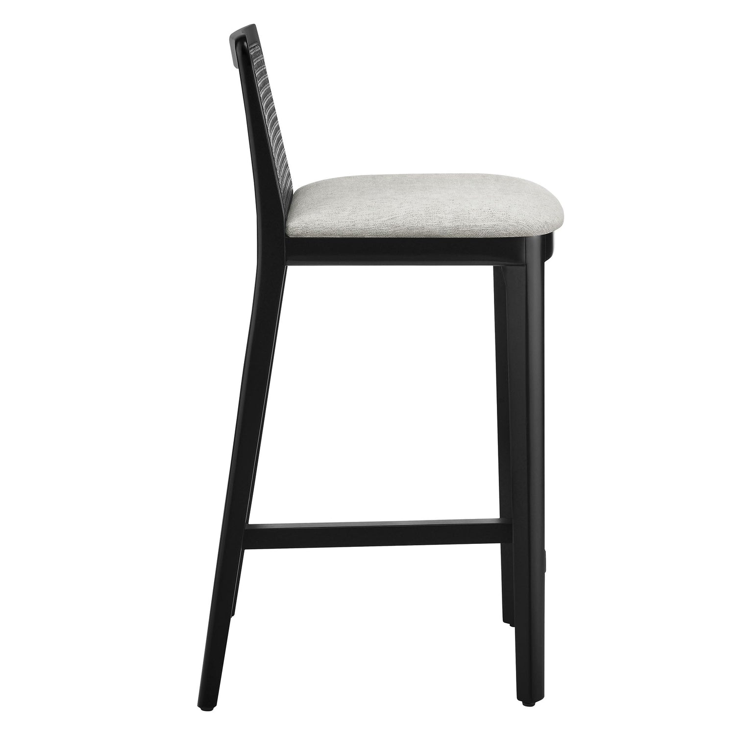 Monarch Beech Wood and Rattan Counter Stool by Modway