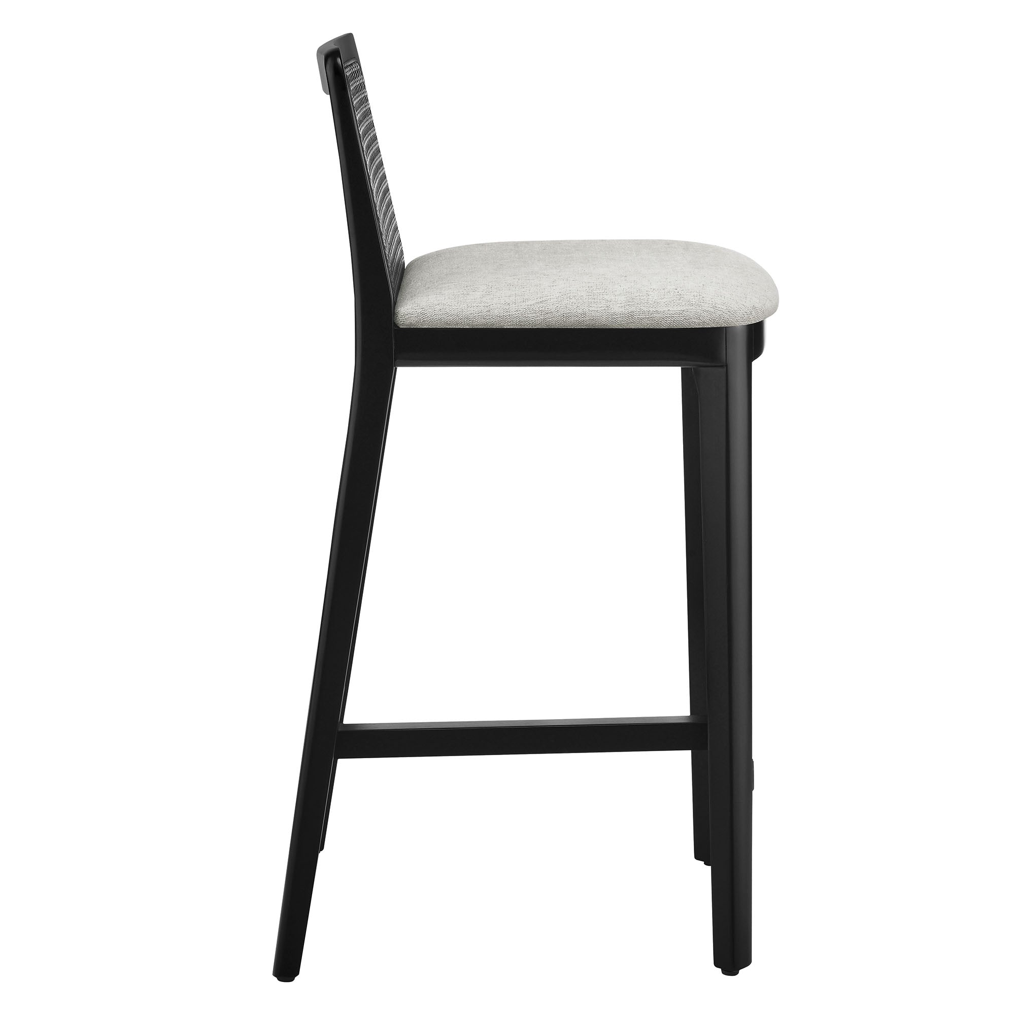 Monarch Beech Wood and Rattan Counter Stool by Modway