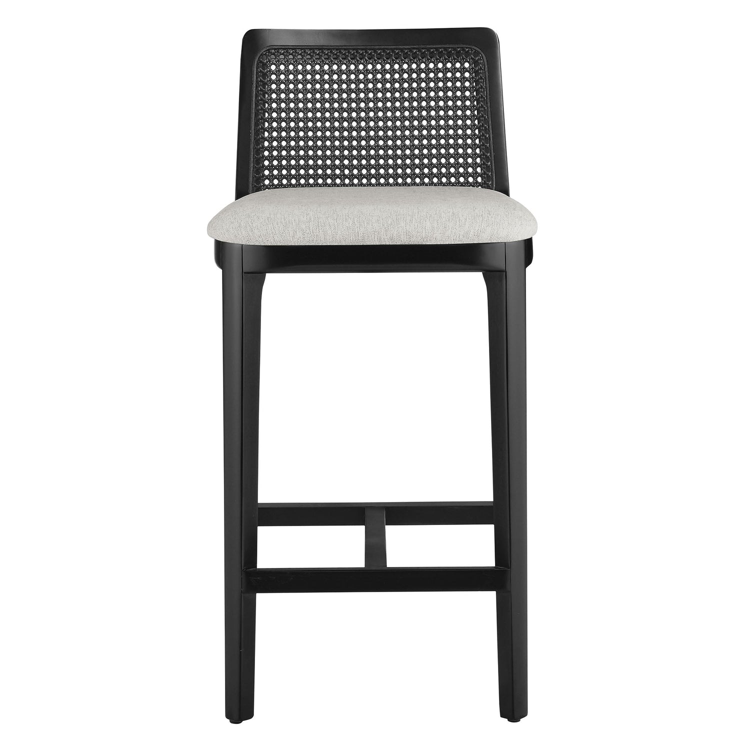 Monarch Beech Wood and Rattan Counter Stool by Modway