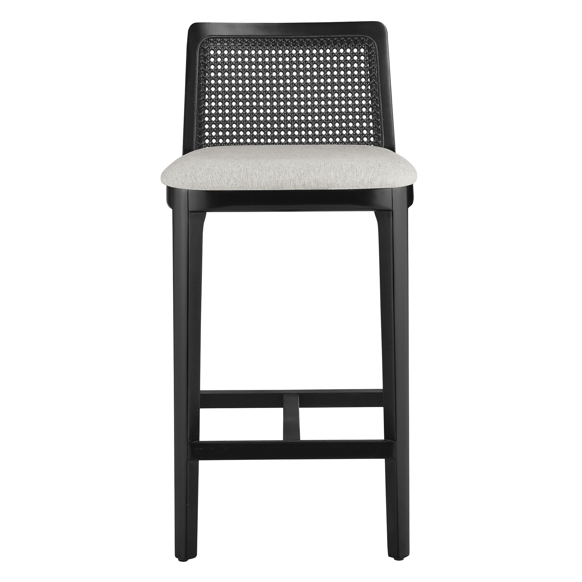 Monarch Beech Wood and Rattan Counter Stool by Modway