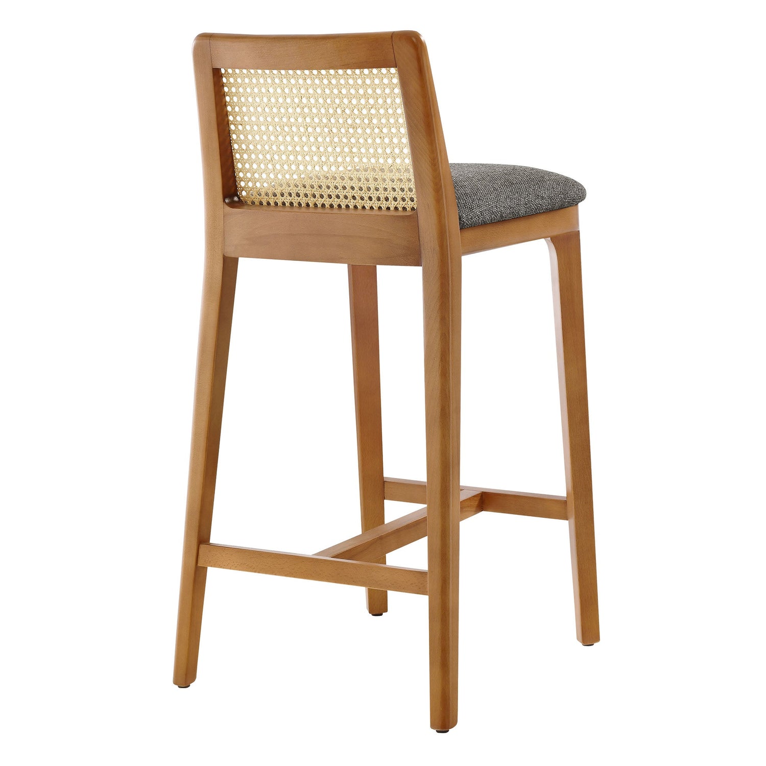 Monarch Beech Wood and Rattan Counter Stool by Modway