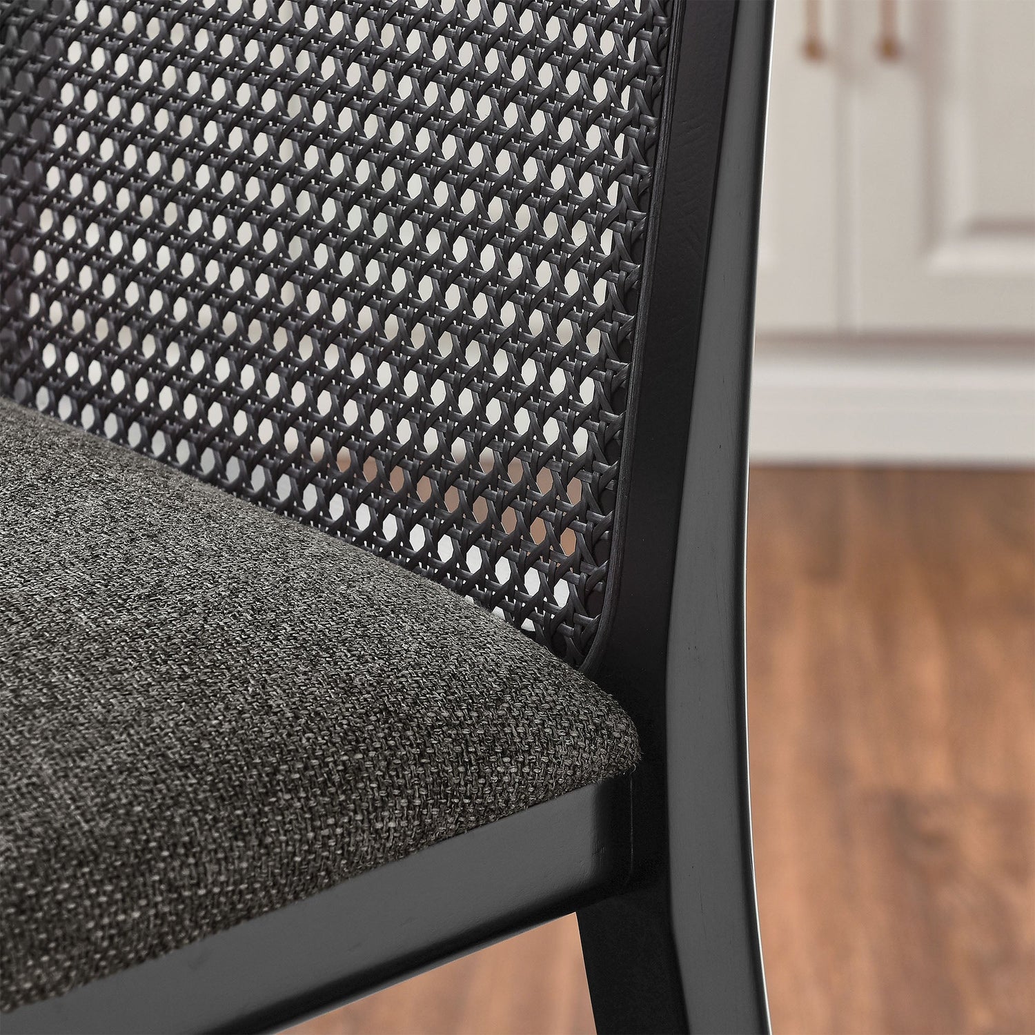 Monarch Wood and Rattan Bar Stool by Modway