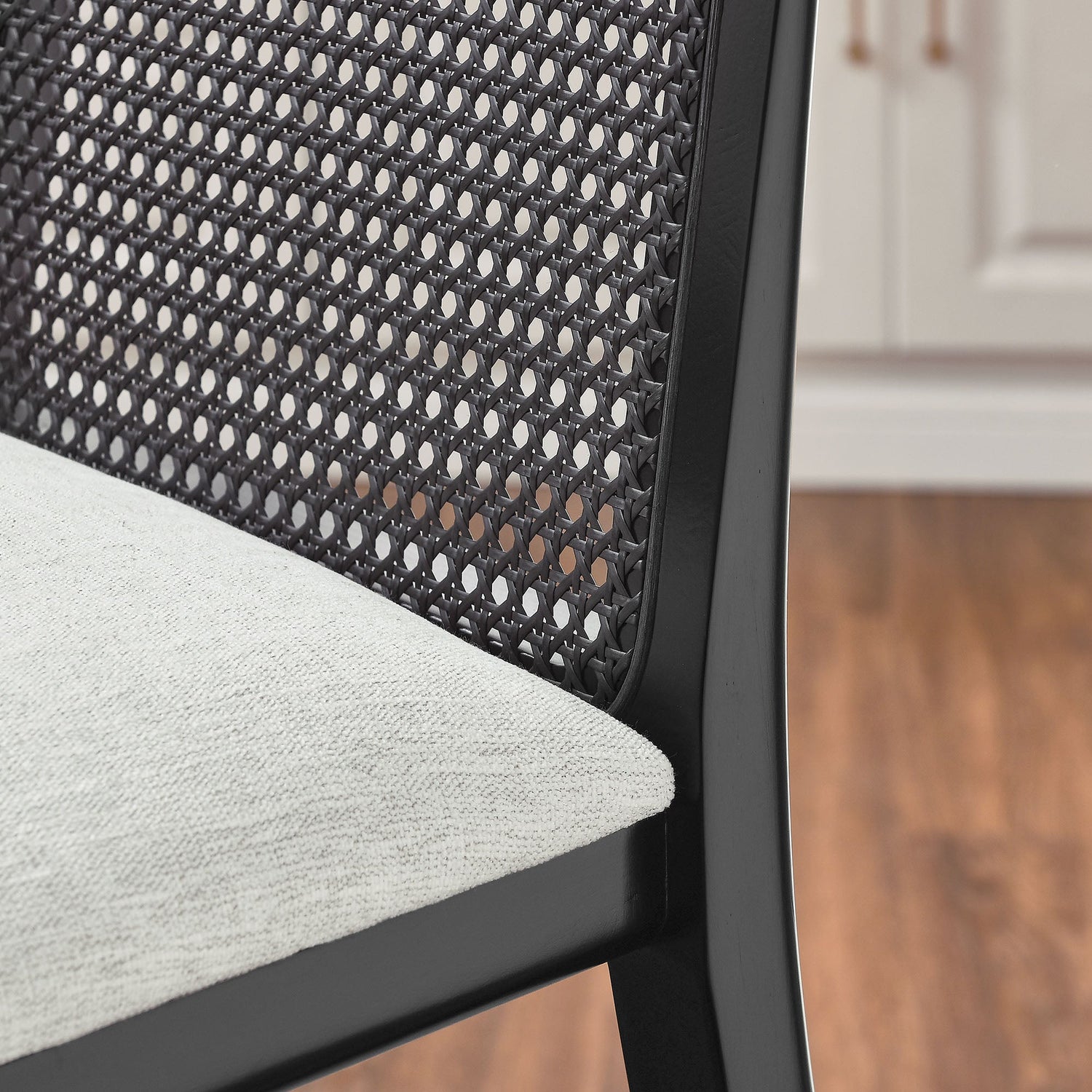 Monarch Wood and Rattan Bar Stool by Modway