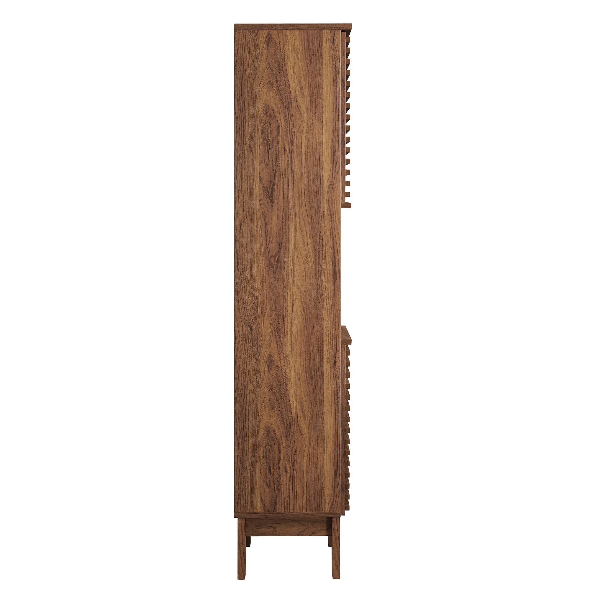 Render Tall Narrow Bathroom Storage Cabinet by Modway