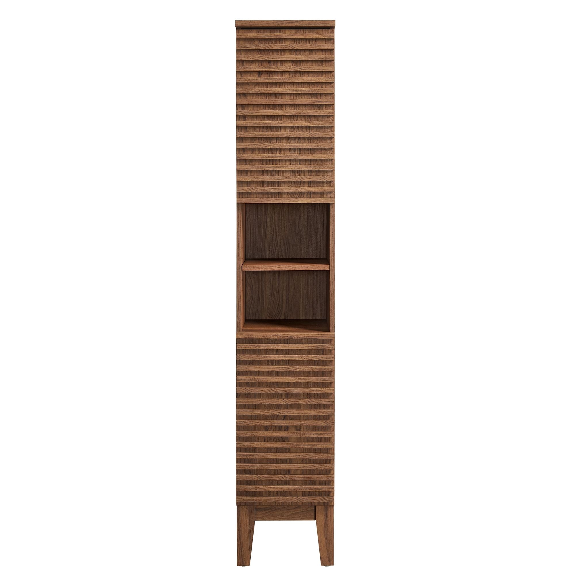 Render Tall Narrow Bathroom Storage Cabinet by Modway