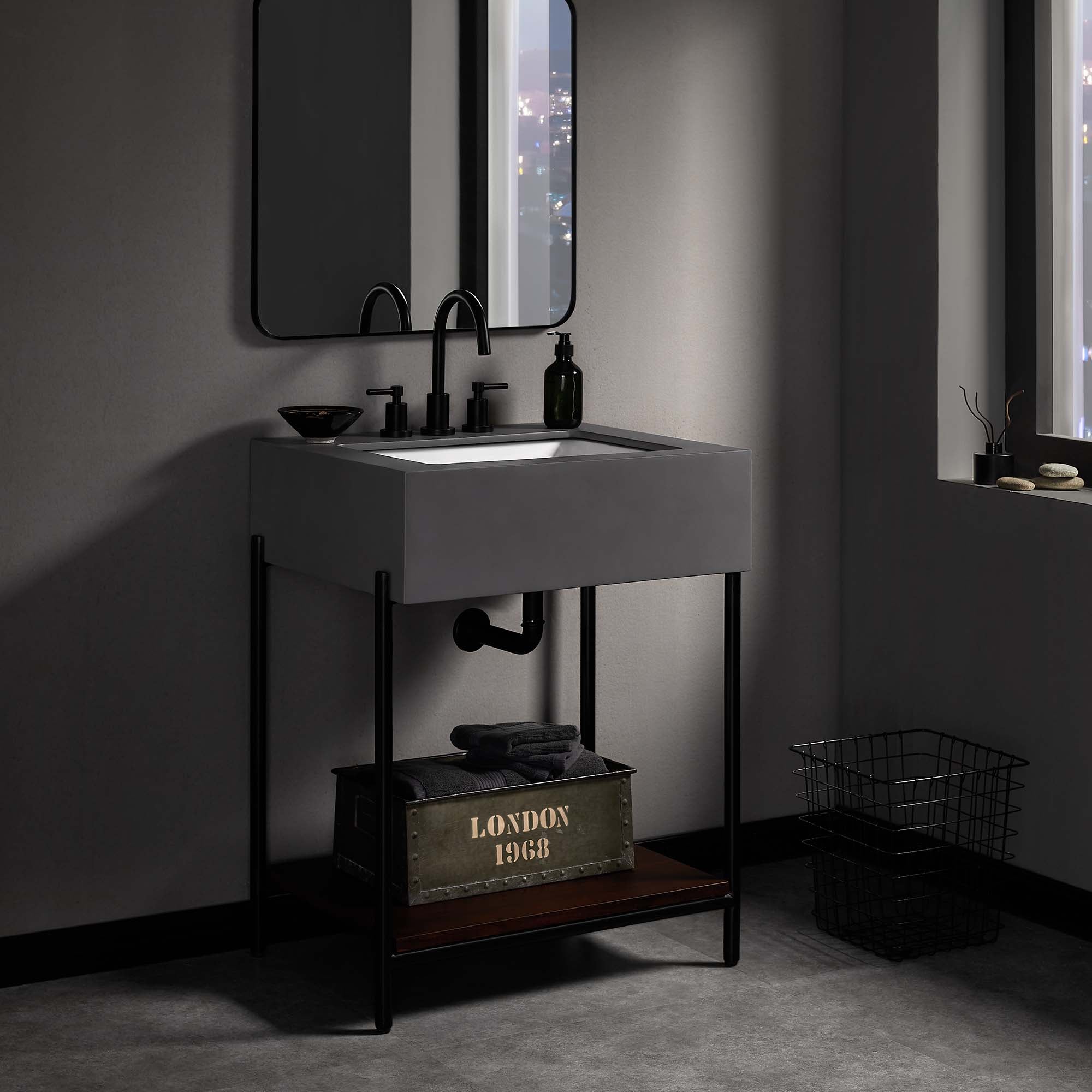 Etch 24" Bathroom Vanity with Sink by Modway
