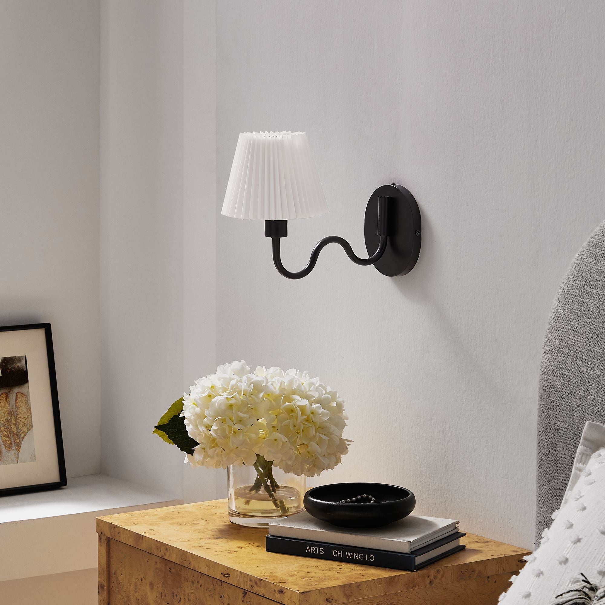 Wave Squiggle Arm Wall Sconce by Modway