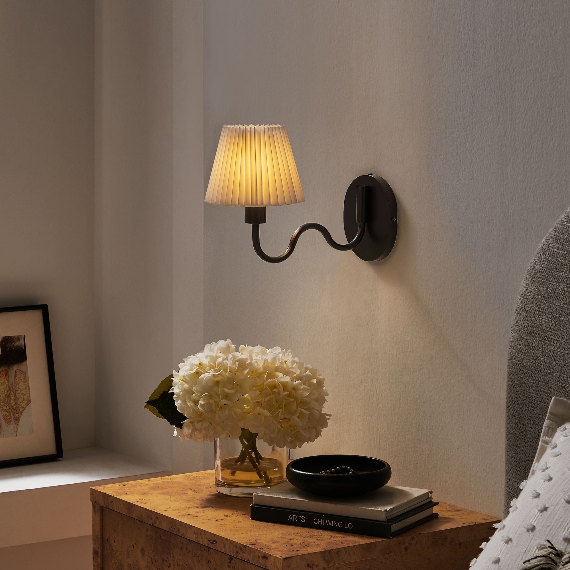 Wave Squiggle Arm Wall Sconce by Modway
