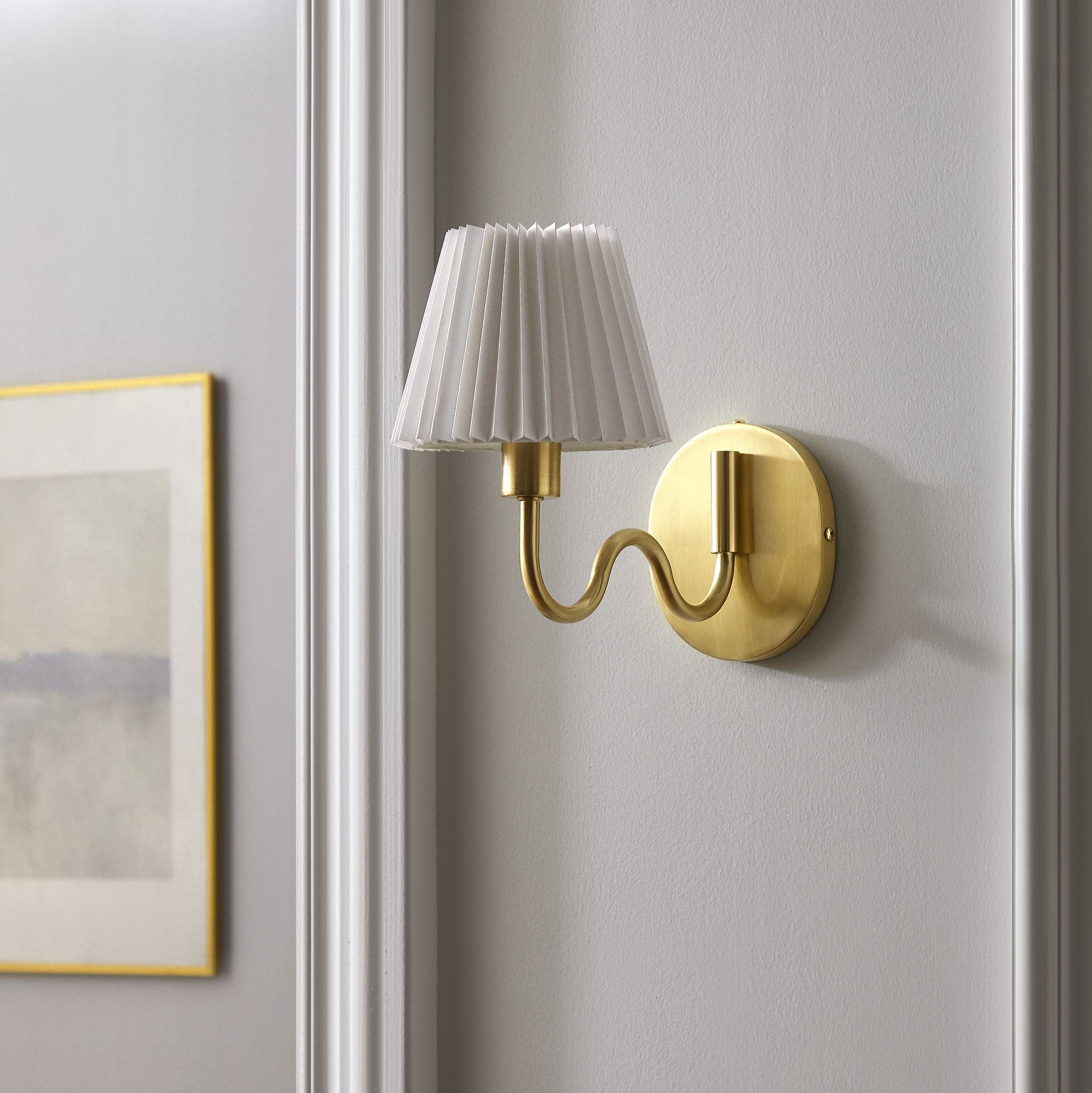 Wave Squiggle Arm Wall Sconce by Modway