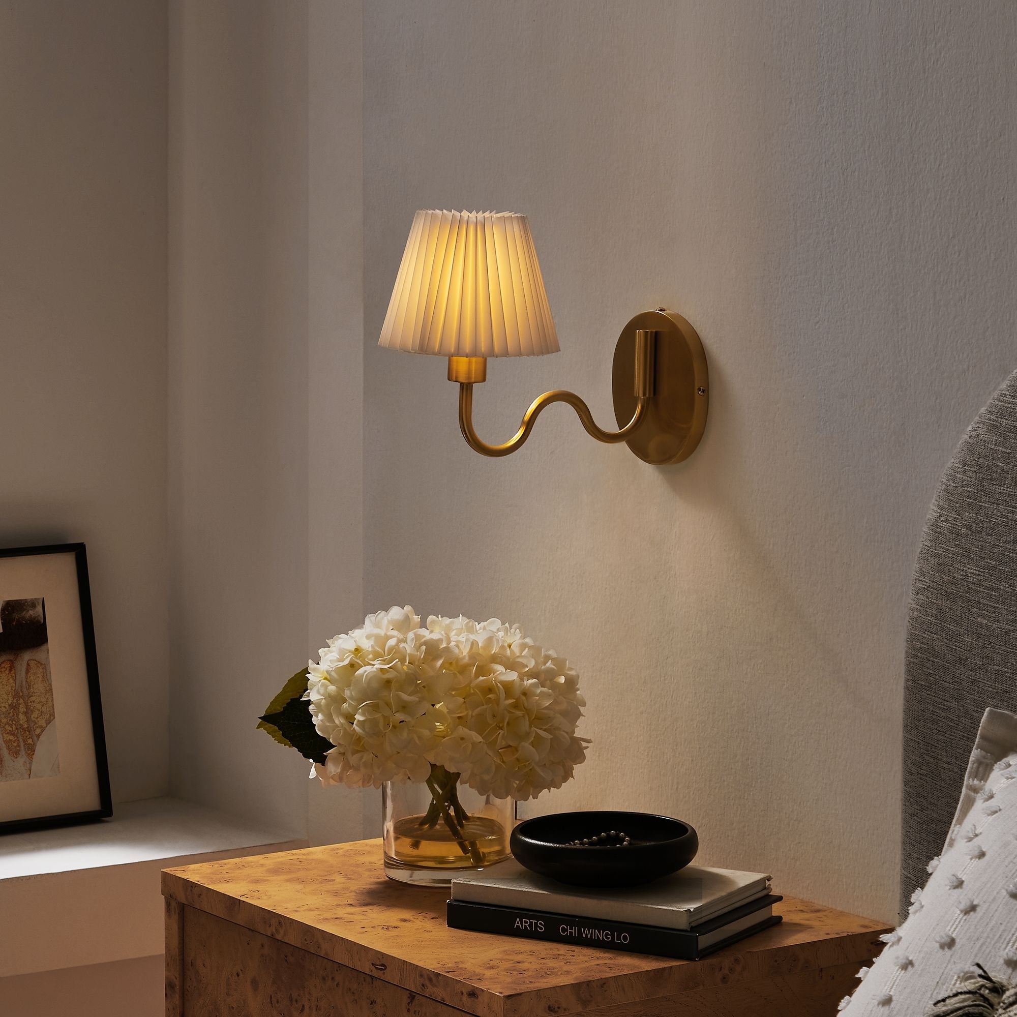 Wave Squiggle Arm Wall Sconce by Modway