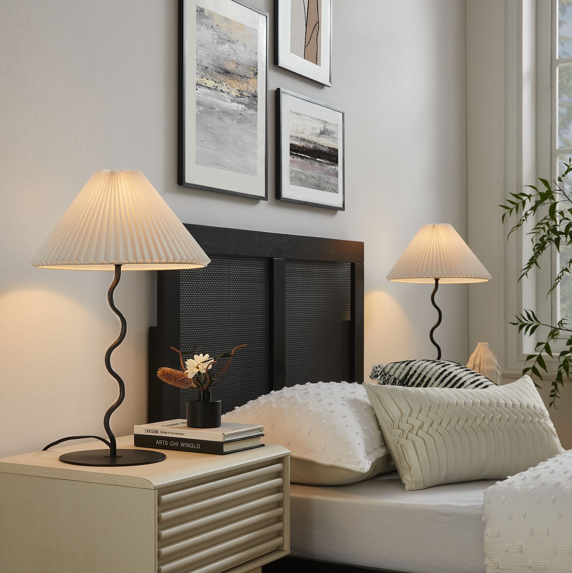 Wave Squiggle Table Lamp by Modway