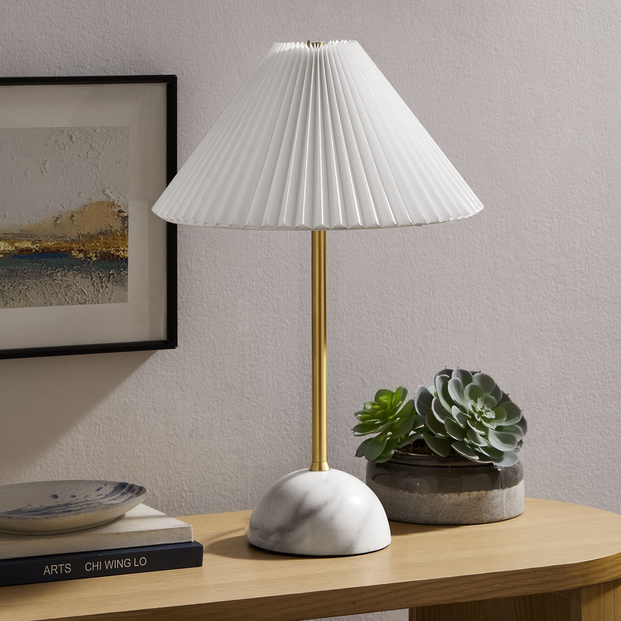 Illusion Marble Dome Table Lamp by Modway