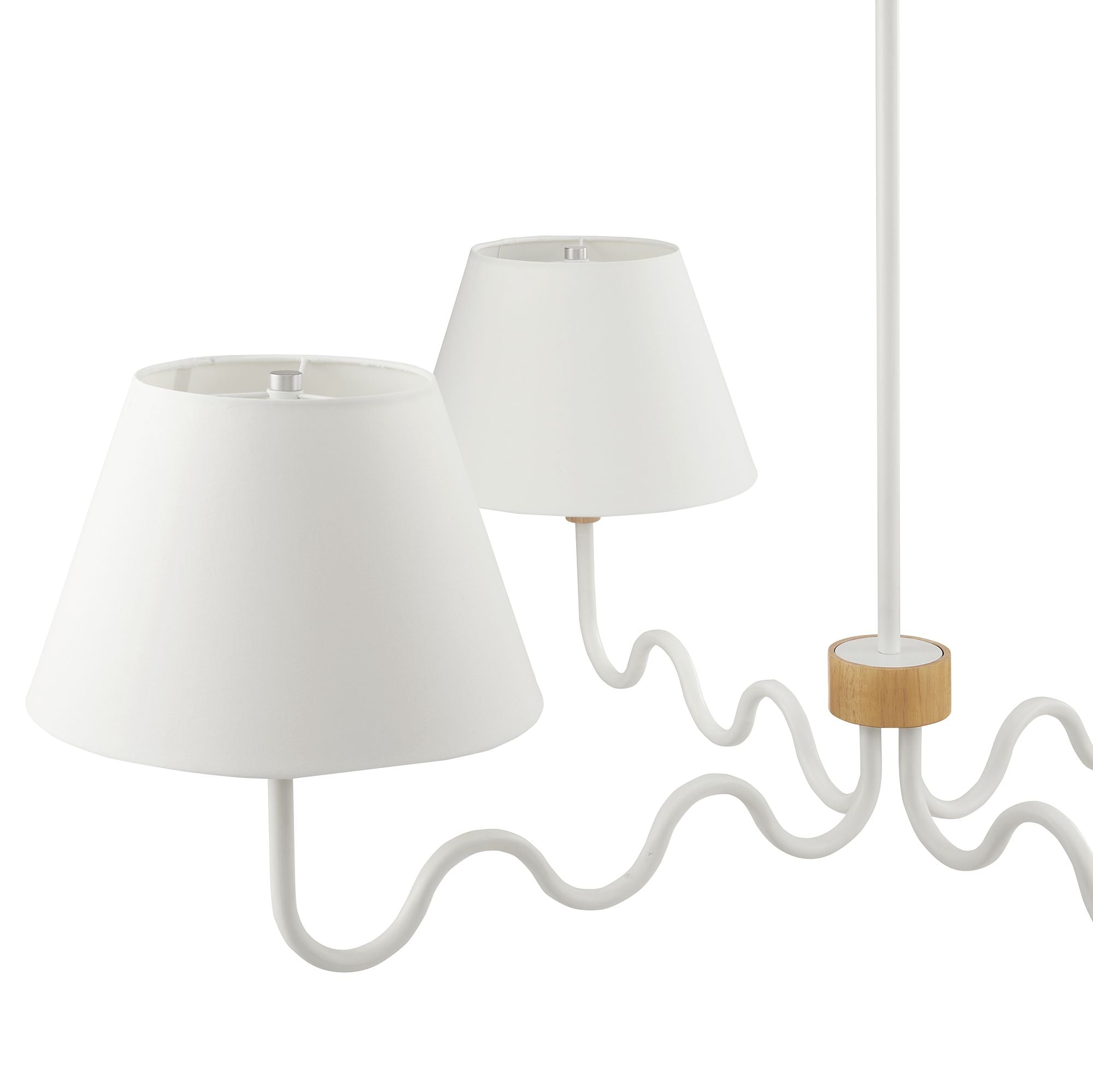 Sunlit Squiggle 4-Arm Pendant Light by Modway