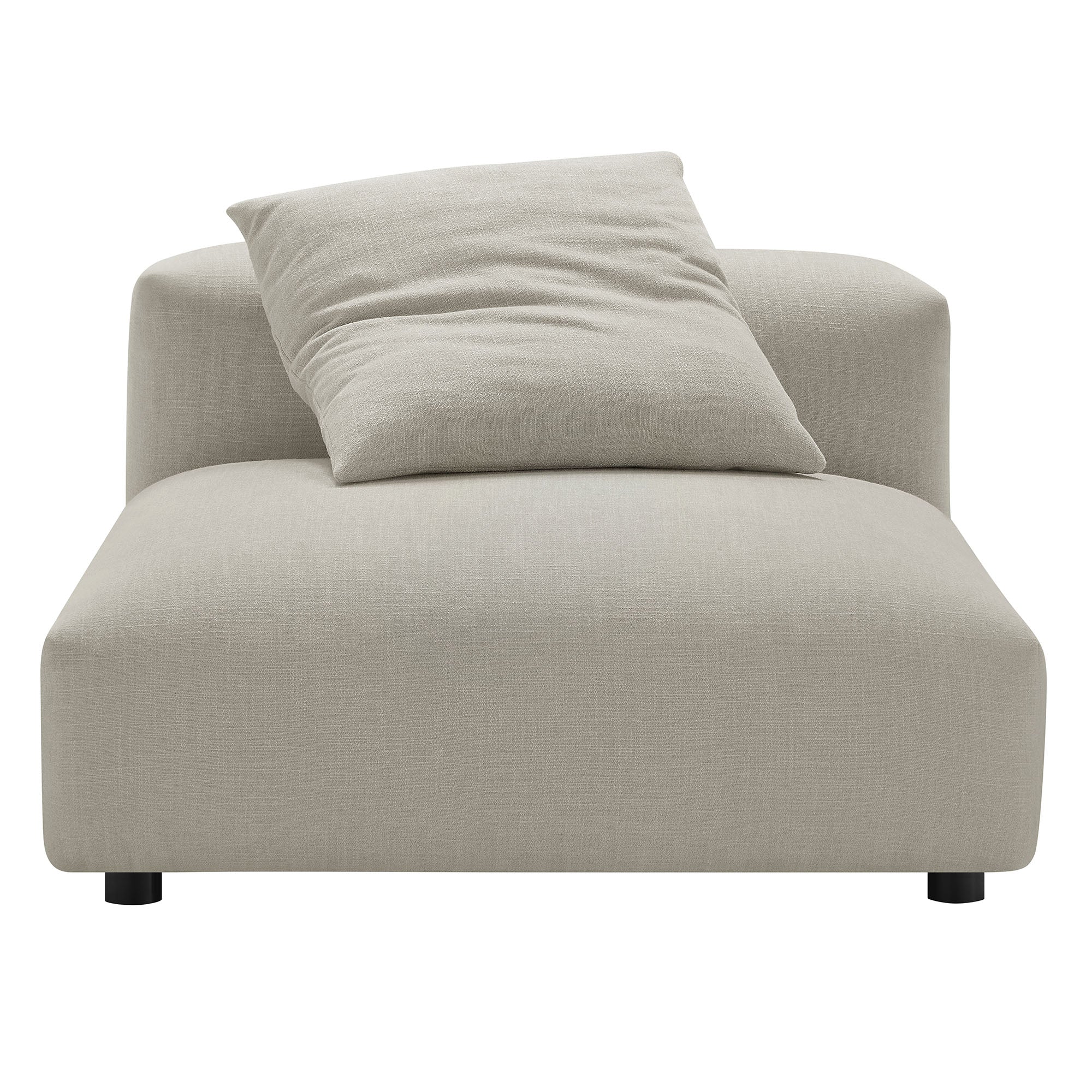 Solace 3-Piece Modular Upholstered Fabric Sectional Sofa