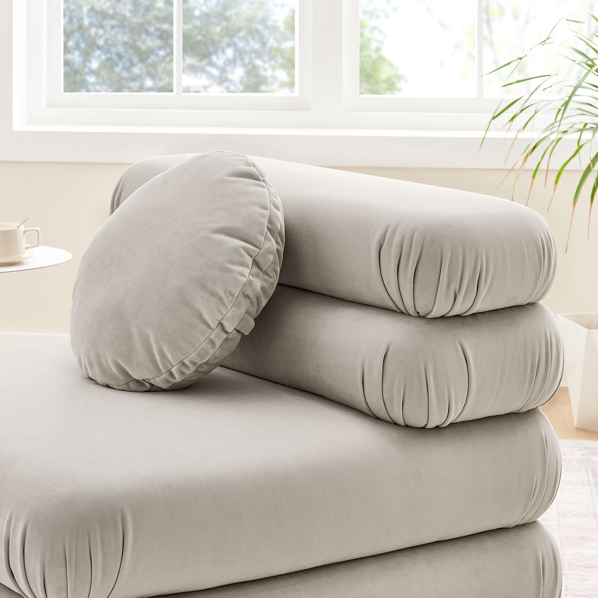 Jubilee Modular Performance Velvet Armless Chair by Modway