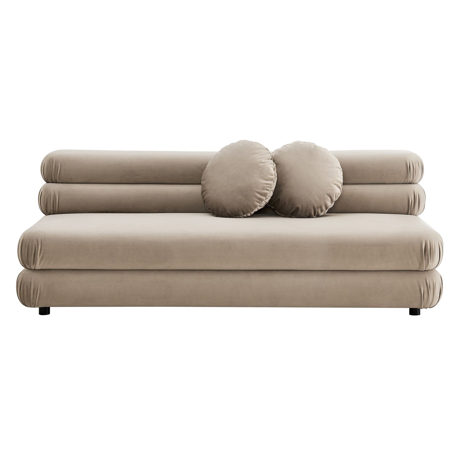 Jubilee Modular Performance Velvet Armless Loveseat by Modway
