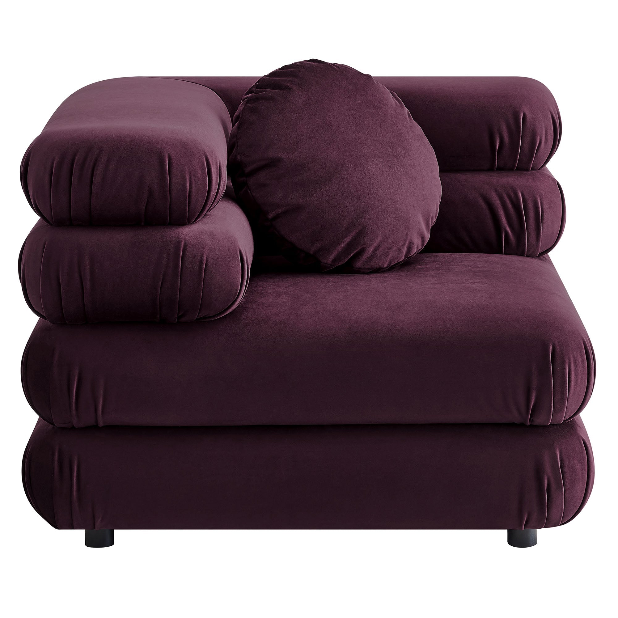 Jubilee 4-Piece Modular Performance Velvet Sectional Sofa by Modway