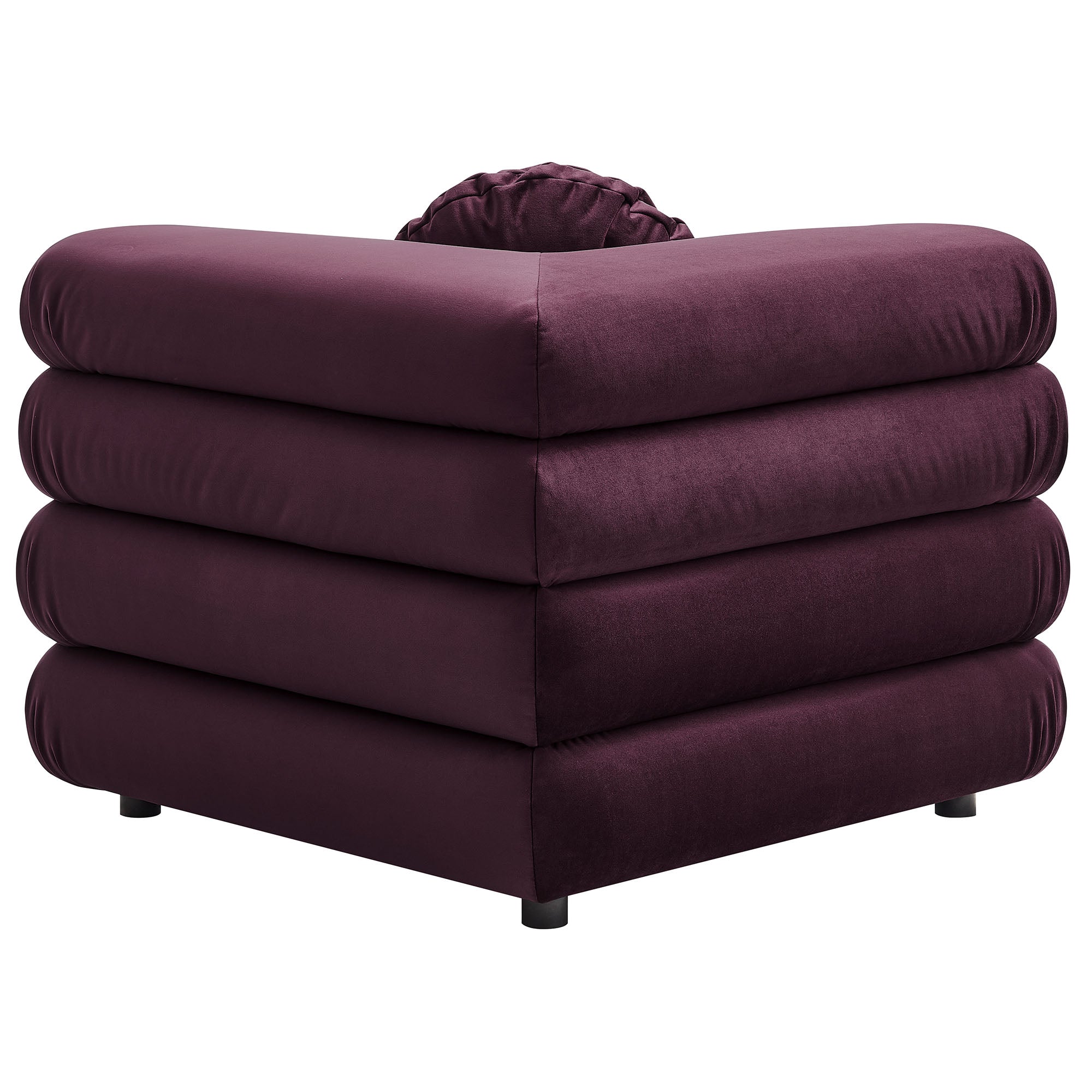 Jubilee 4-Piece Modular Performance Velvet Sectional Sofa by Modway