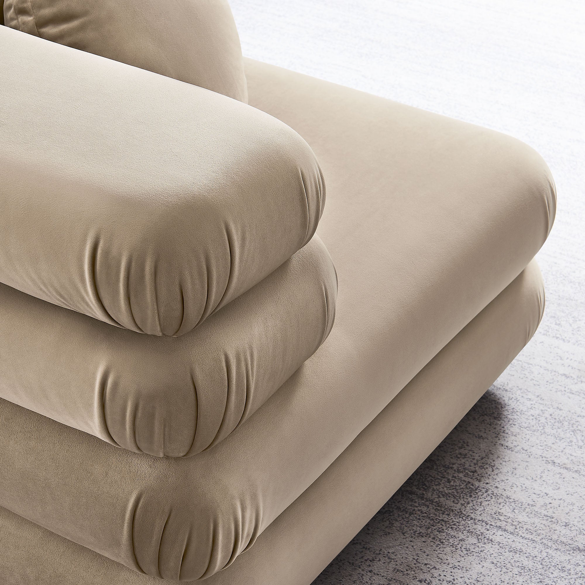 Jubilee Modular Performance Velvet Corner Chair by Modway