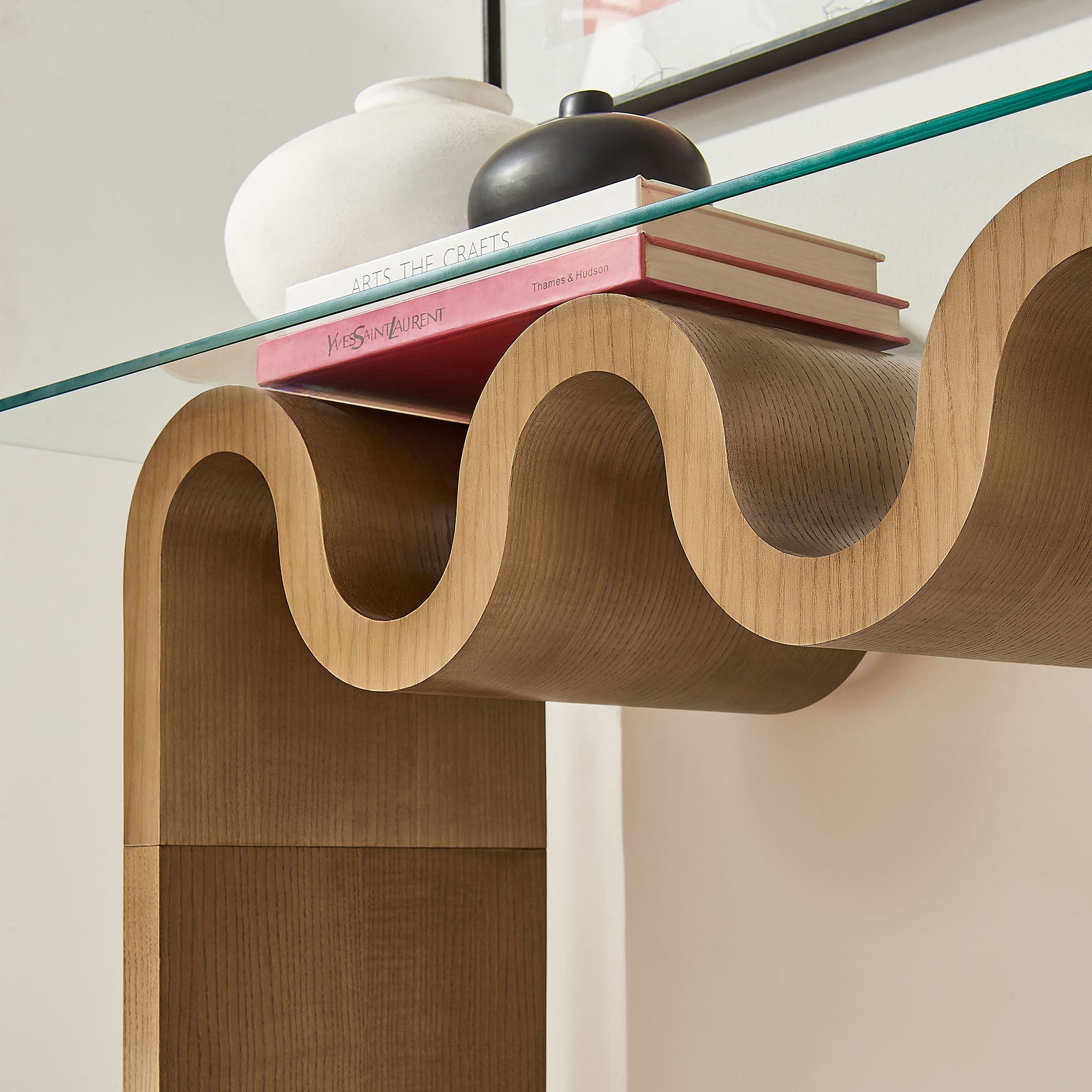Ondine Glass Top 50" Console Table by Modway