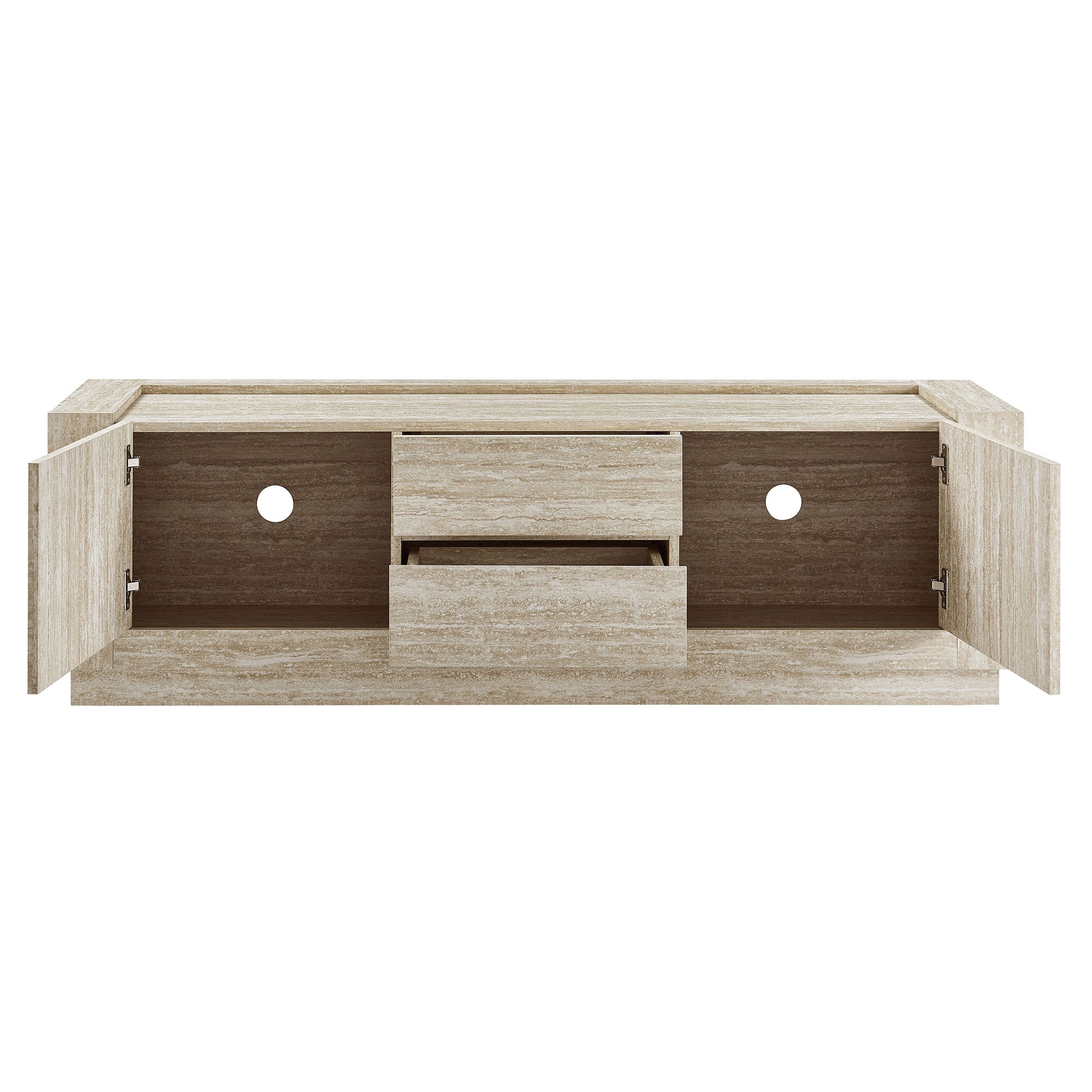 Hollis 59" Travertine TV Stand by Modway