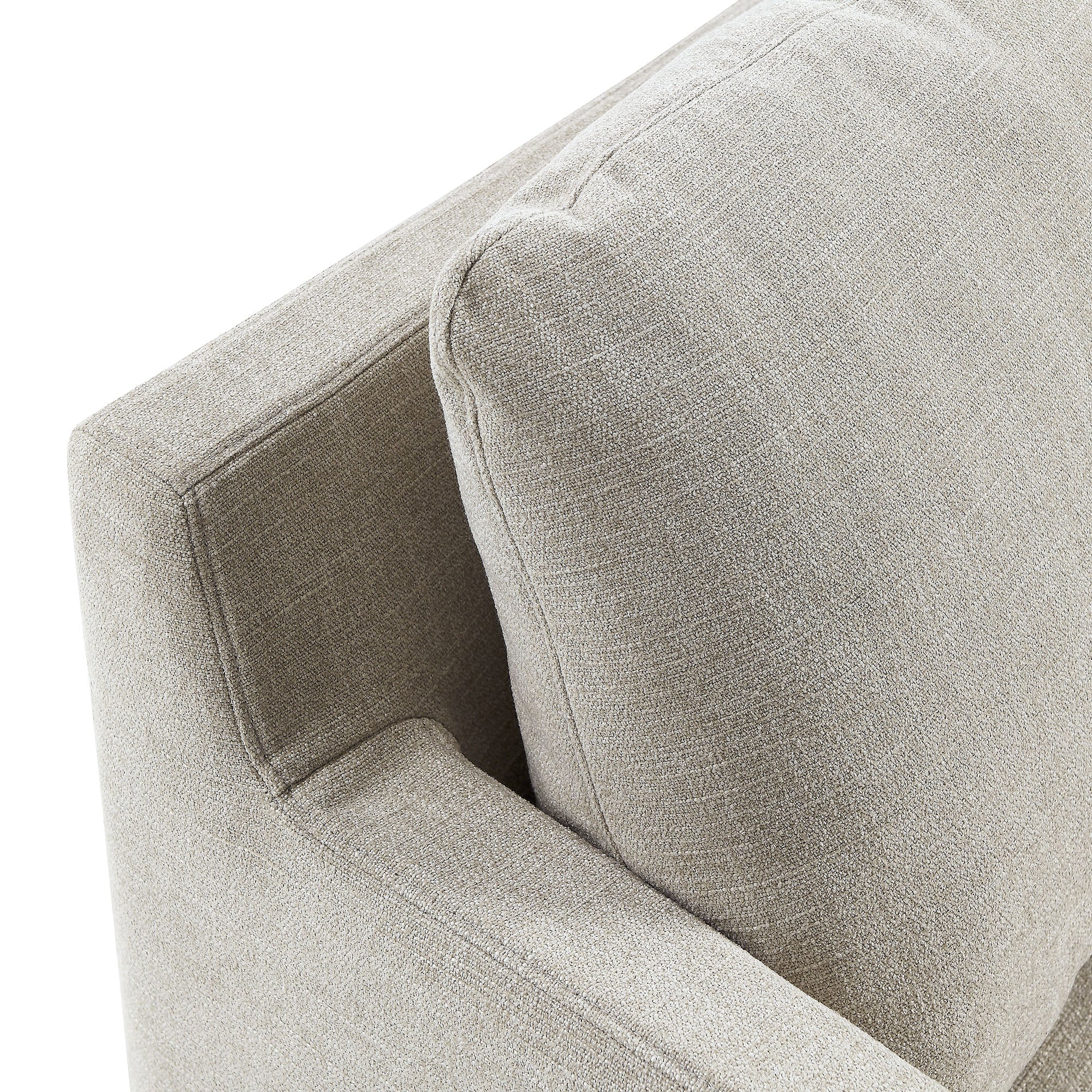 Serene  Linen Slipcovered  Swivel Armchair