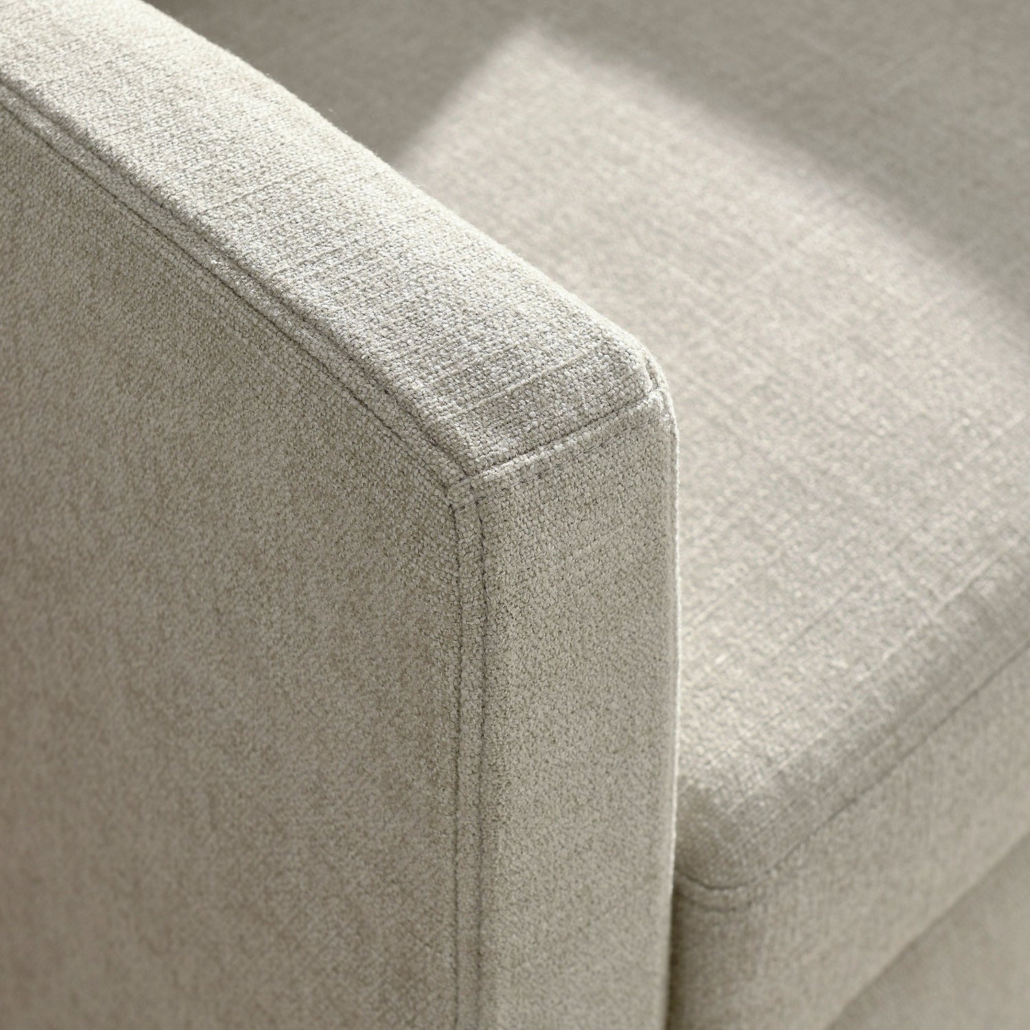 Serene  Linen Slipcovered  Swivel Armchair