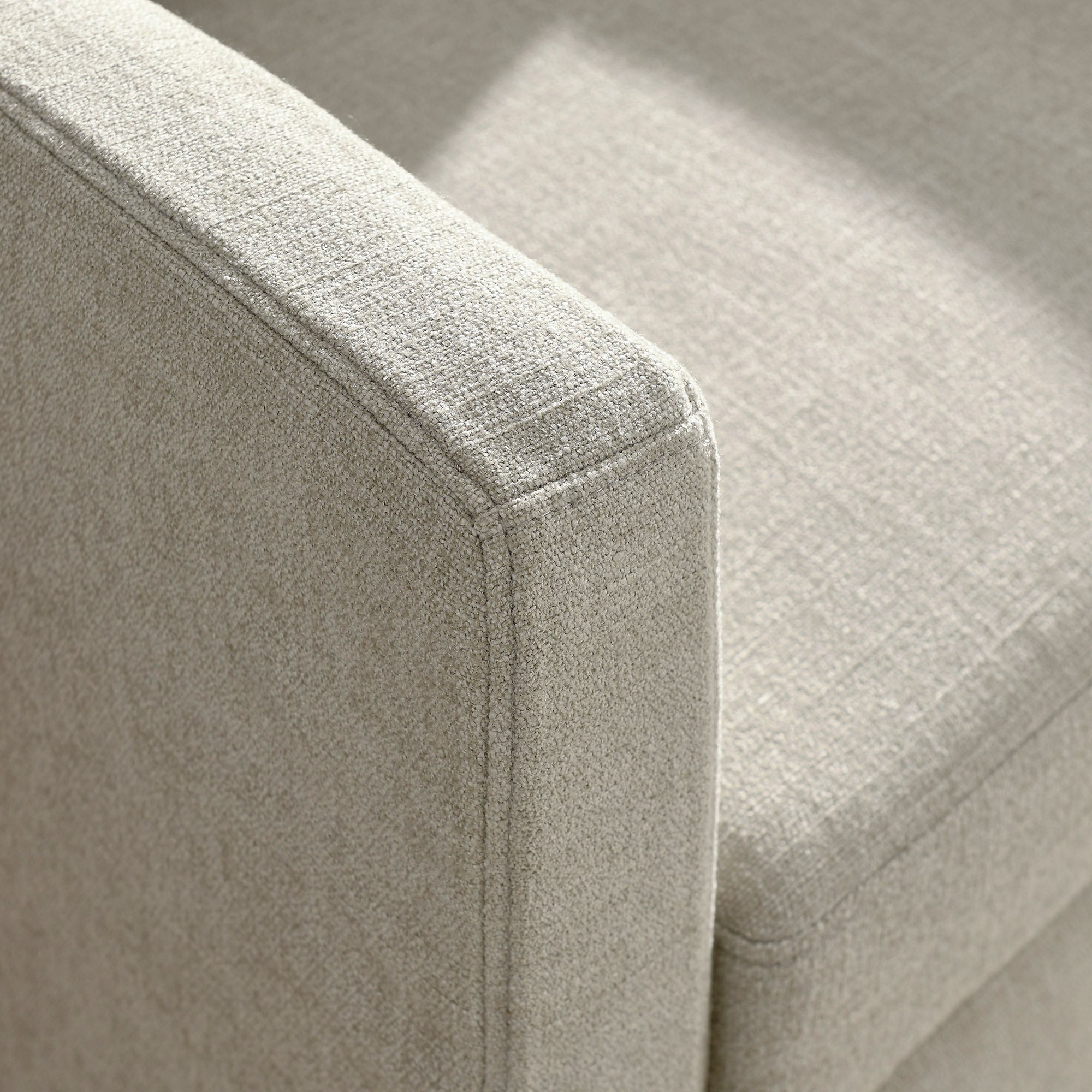 Serene  Linen Slipcovered  Swivel Armchair