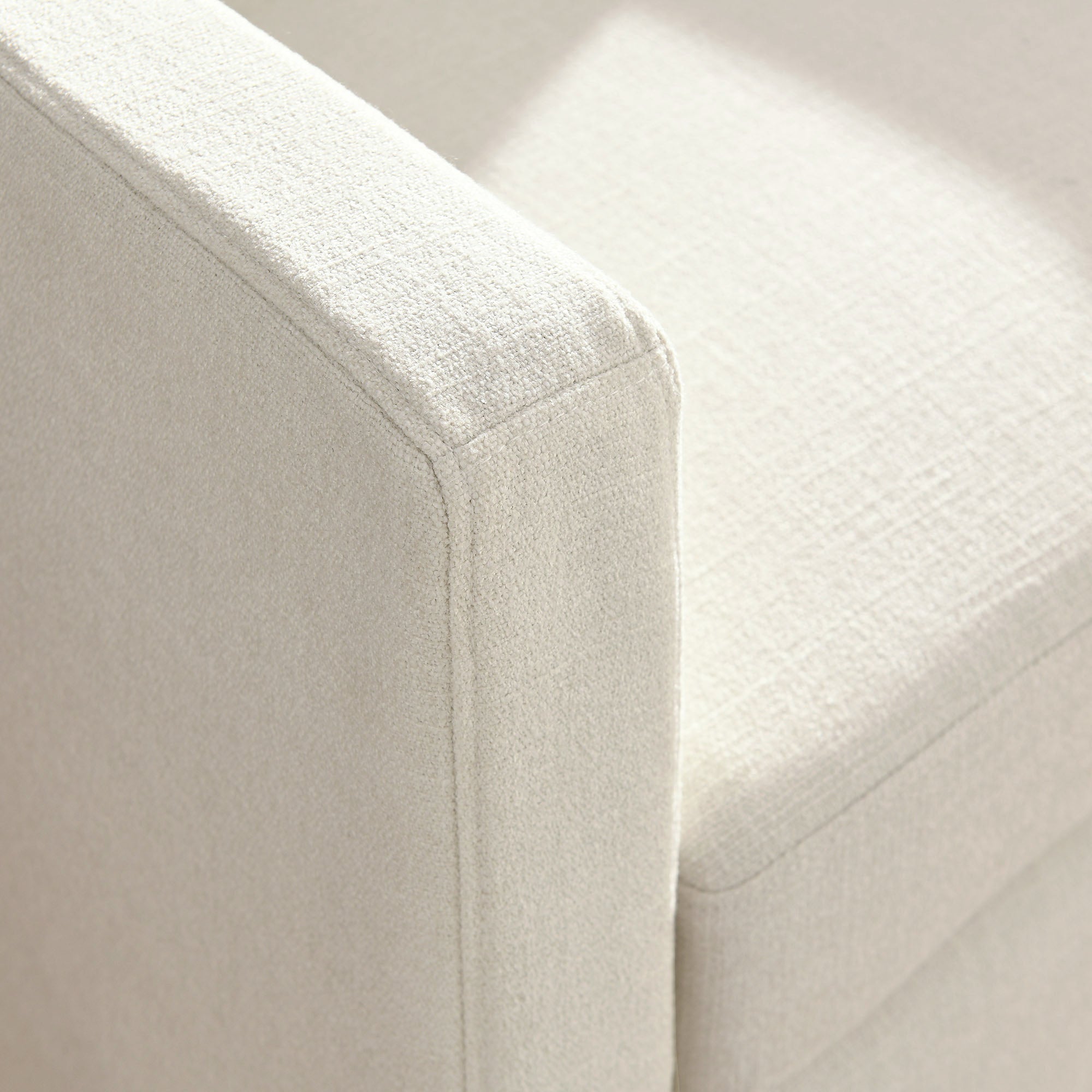 Serene  Linen Slipcovered  Swivel Armchair