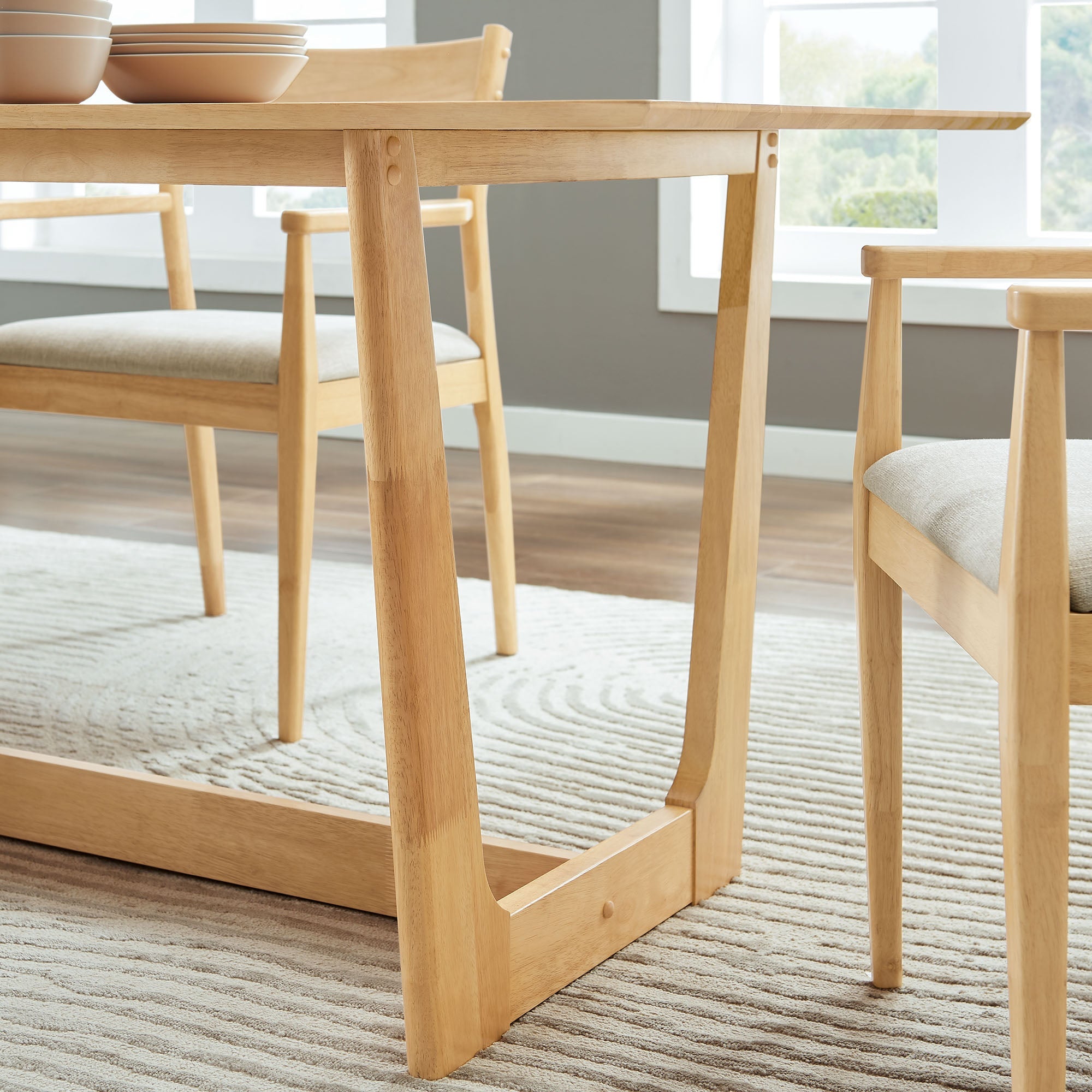 Solara 71" Rectangle Wood Dining Table by Modway