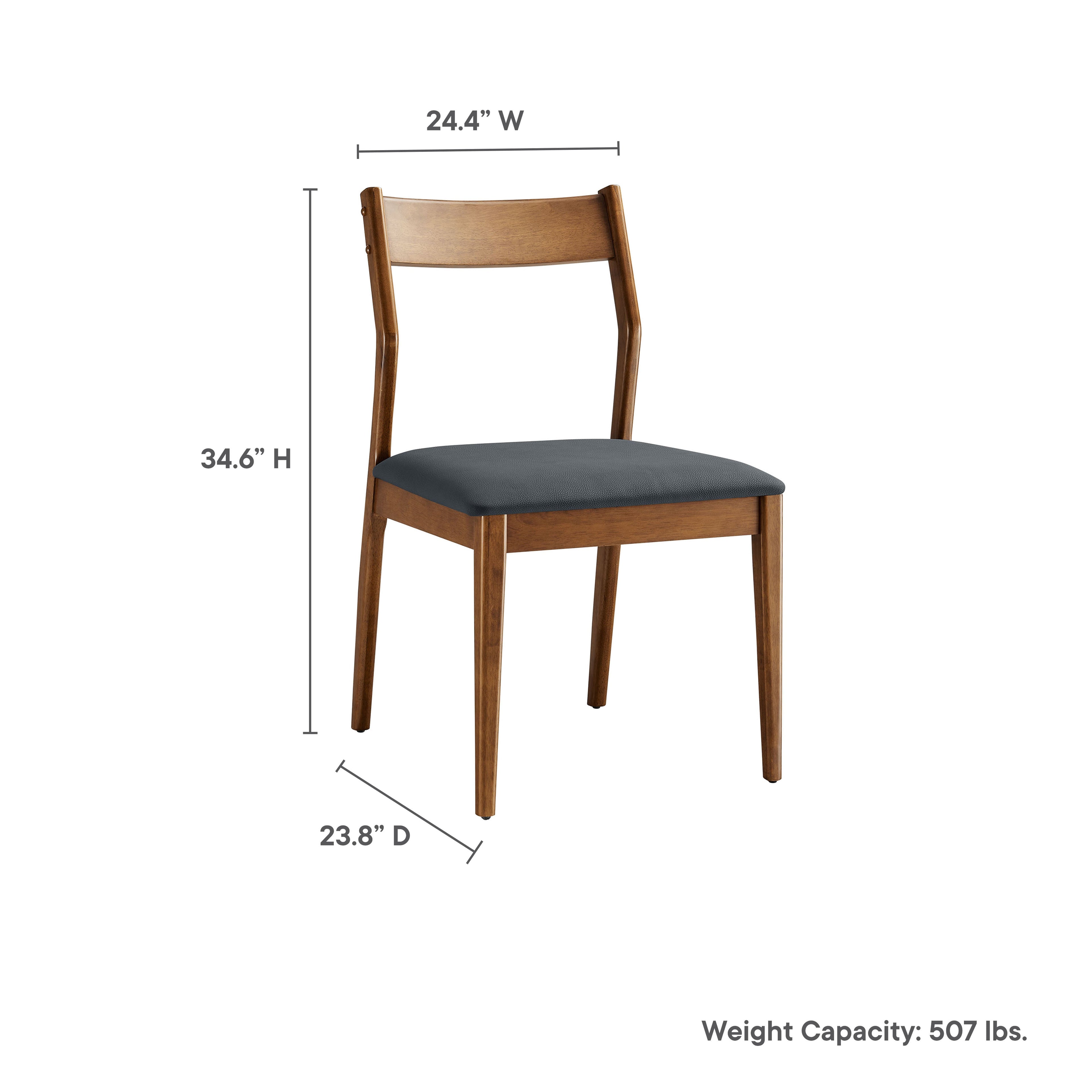 Solara Dining Side Chairs Set of 2 by Modway